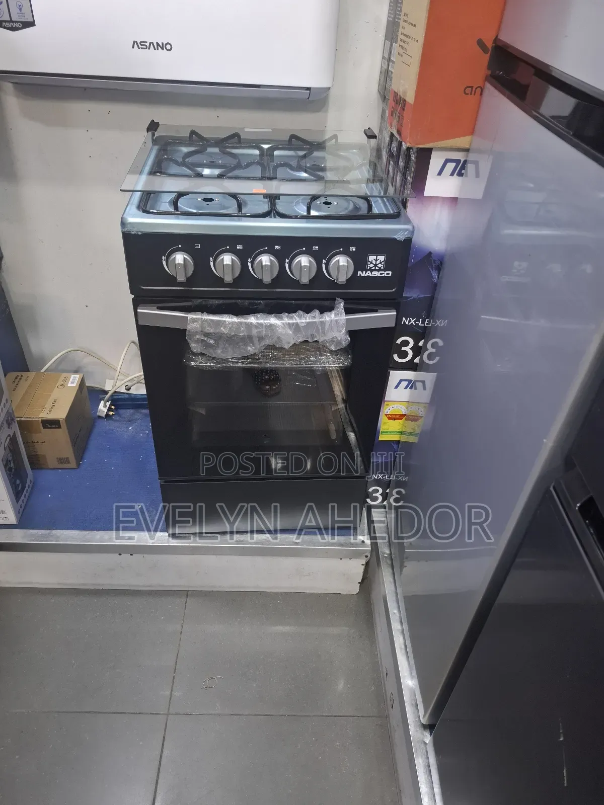 Nasco 4 Burners Gas Cooker 50by50 Brand New for Sale