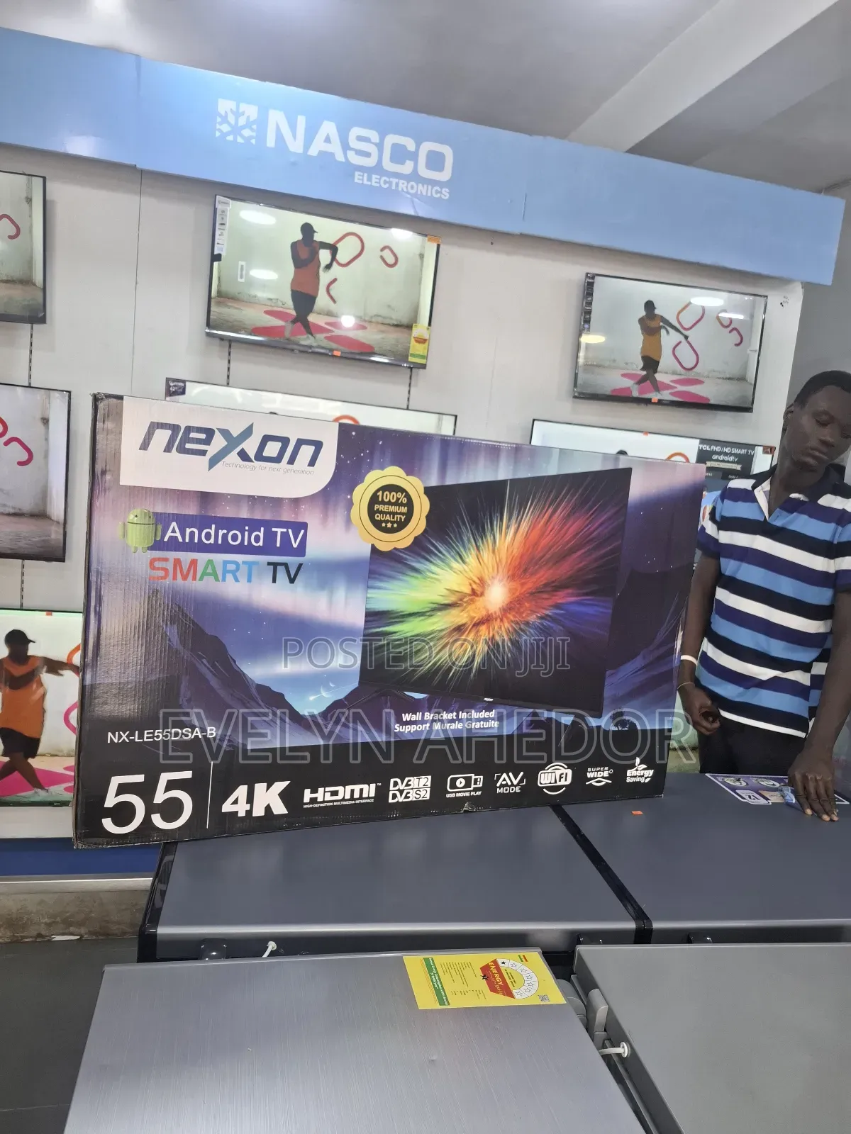 Quality and Clear Picture View of Nexon 55 Inches Smart Android Tv