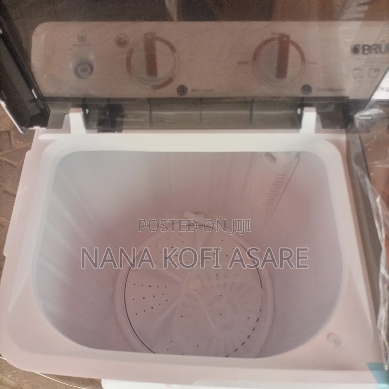 Bruhm 8kg Semi Automatic Washing Machine