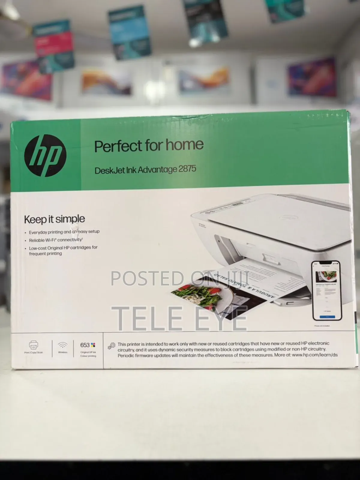 Hp Deskjest Ink Advantage 2875 All-in-One Printer