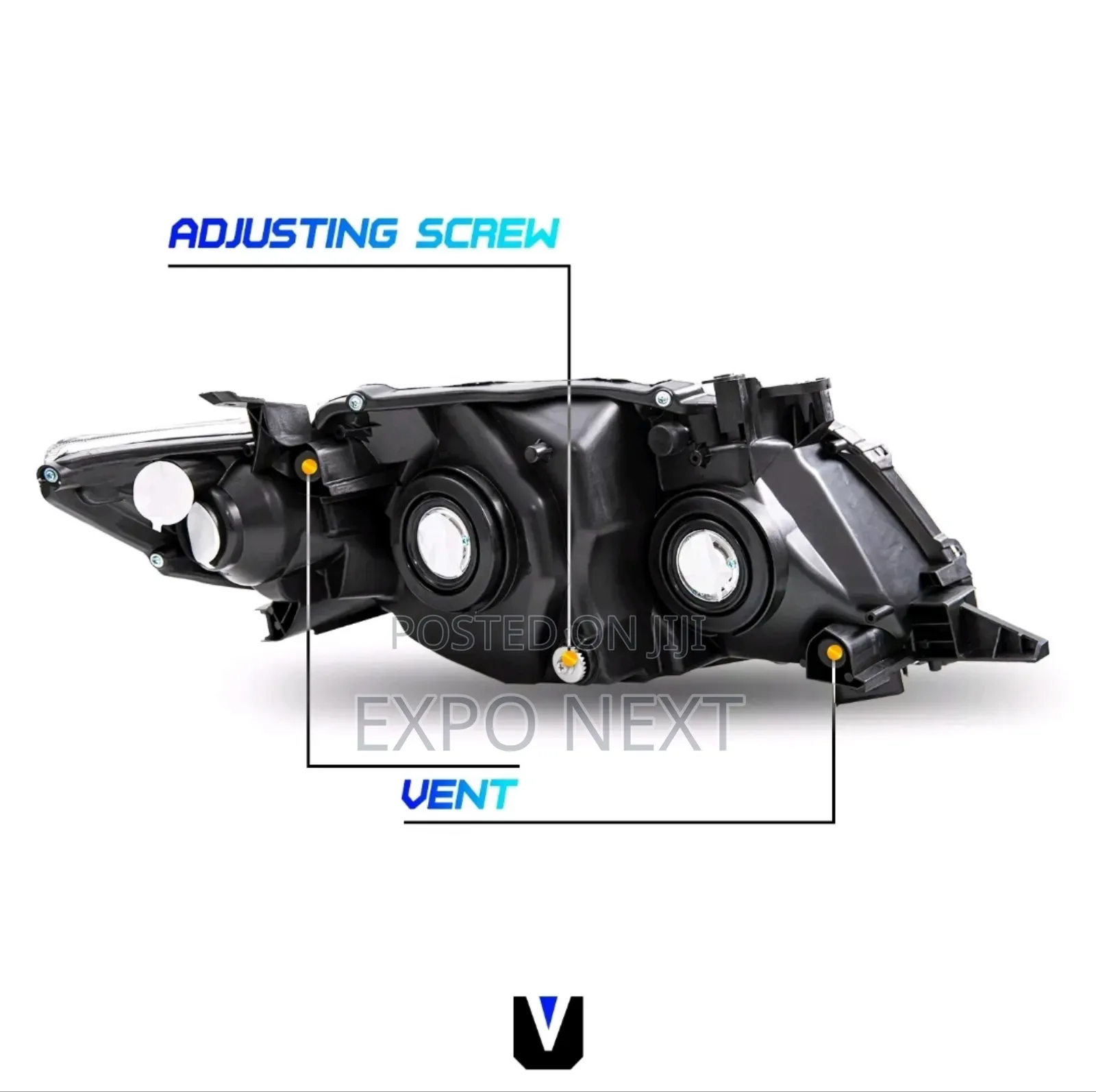 2009-2010 Toyota Corolla Chrome Headlights