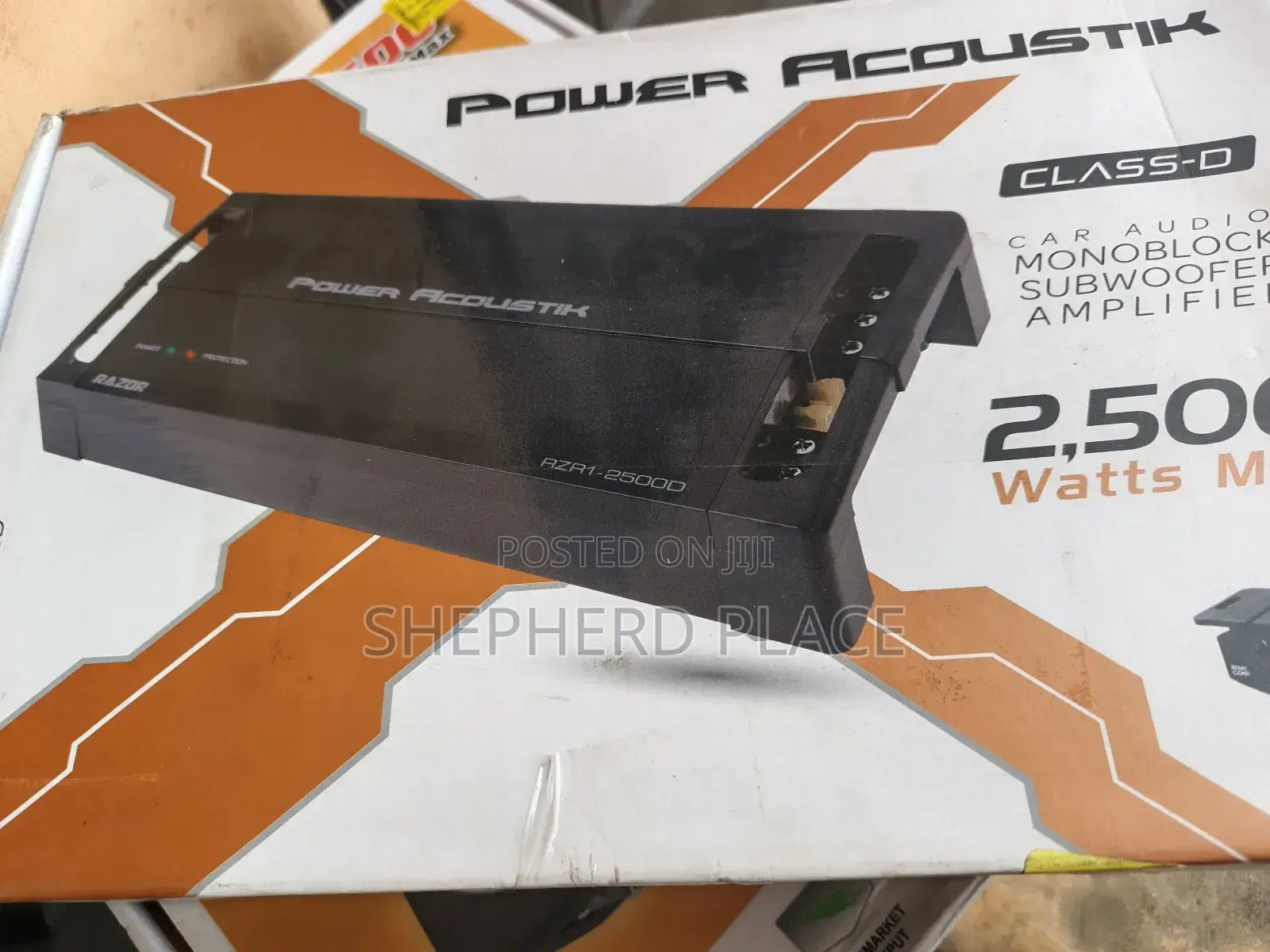 Acoustik Rzr1-2500d Class D Mono Block Subwoofer Amplifier