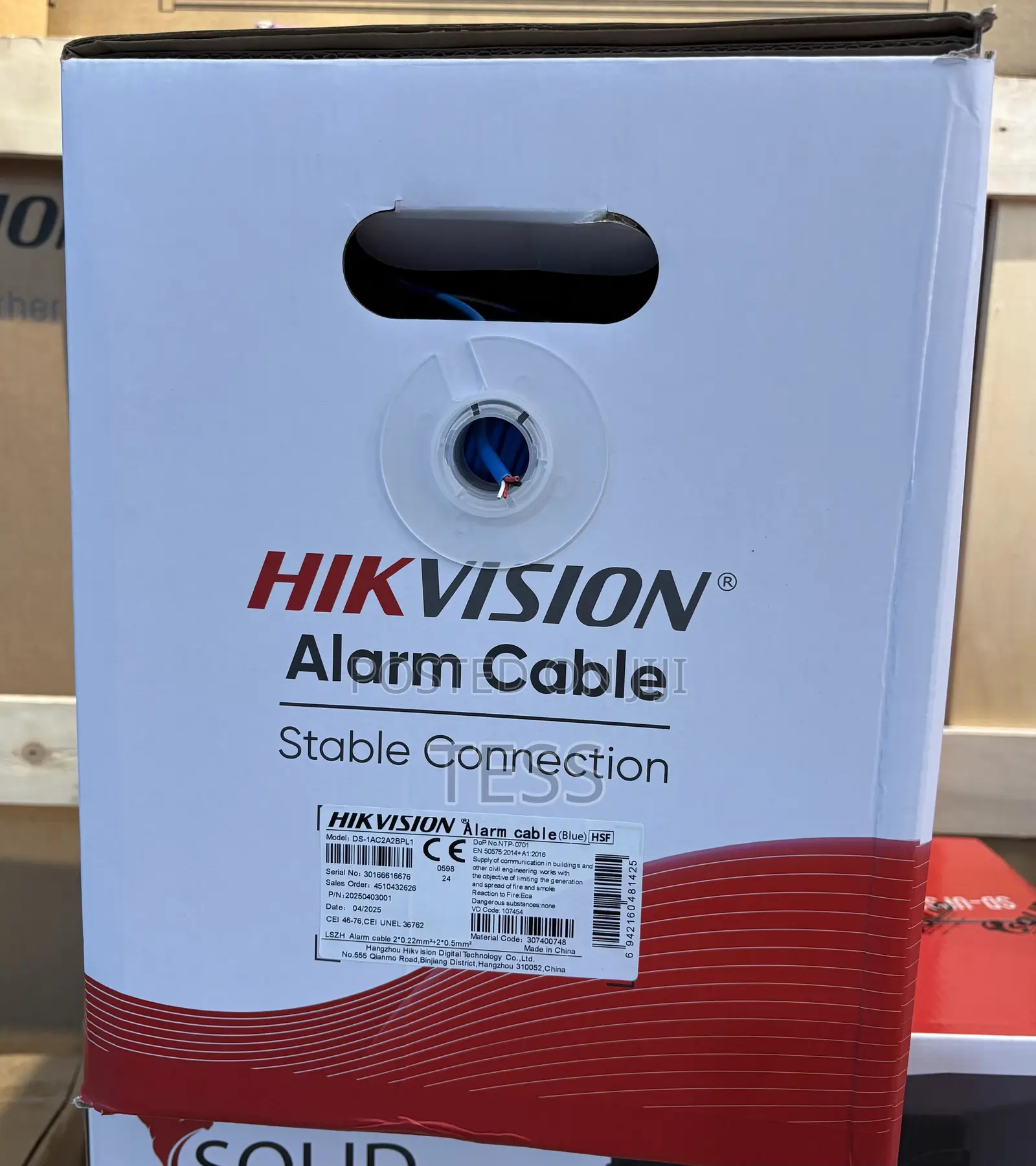 Hikvision 2+2-core Shielded Lszh Alarm Cable Copper 305m Ds-1ac2a2bpl1