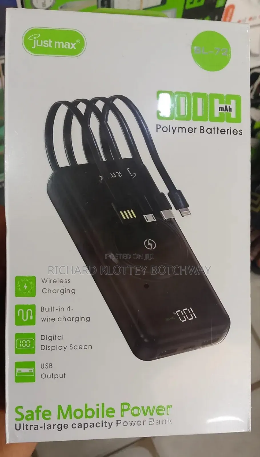 Just Max Bl 72 Power Bank