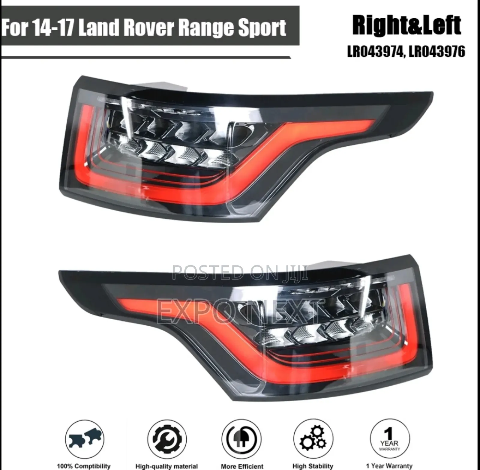 Tail Light 2014-2017 Land Rover Range Sport Pair