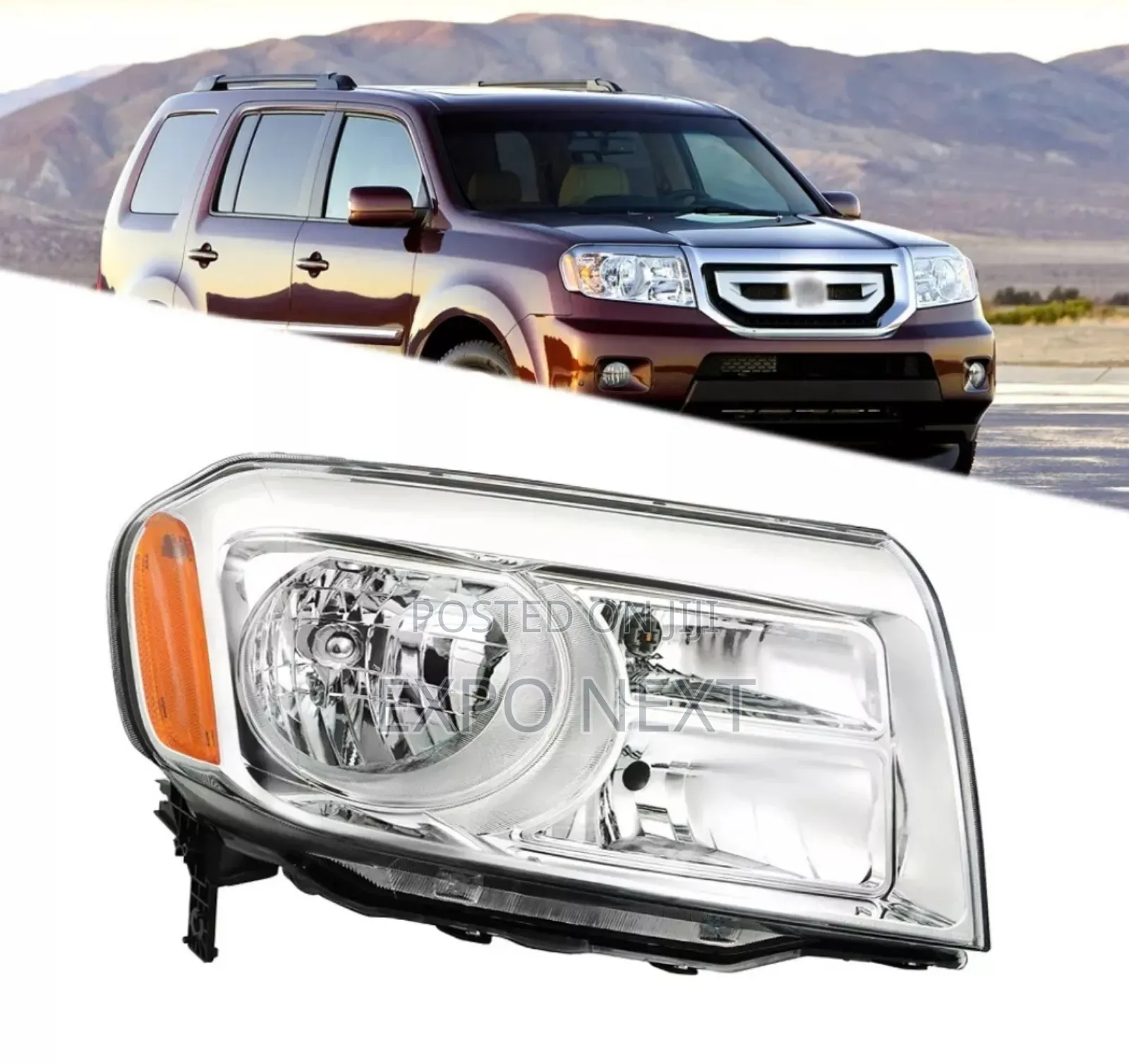 Honda Pilot 2012-2015 Headlight Projector Right Side
