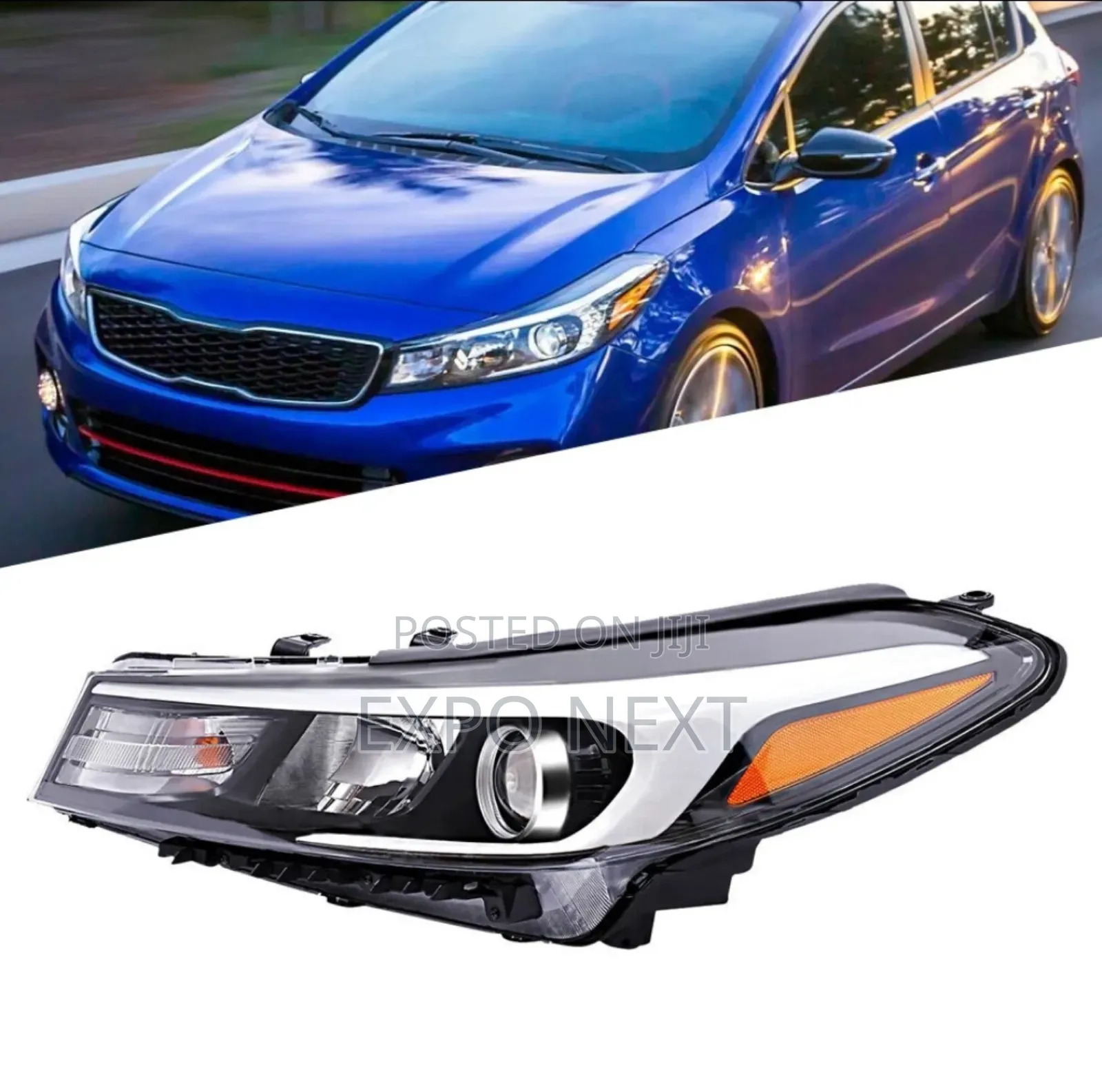 2017-2018 Kia Forte Forte Headlight Driver Side W/O Led