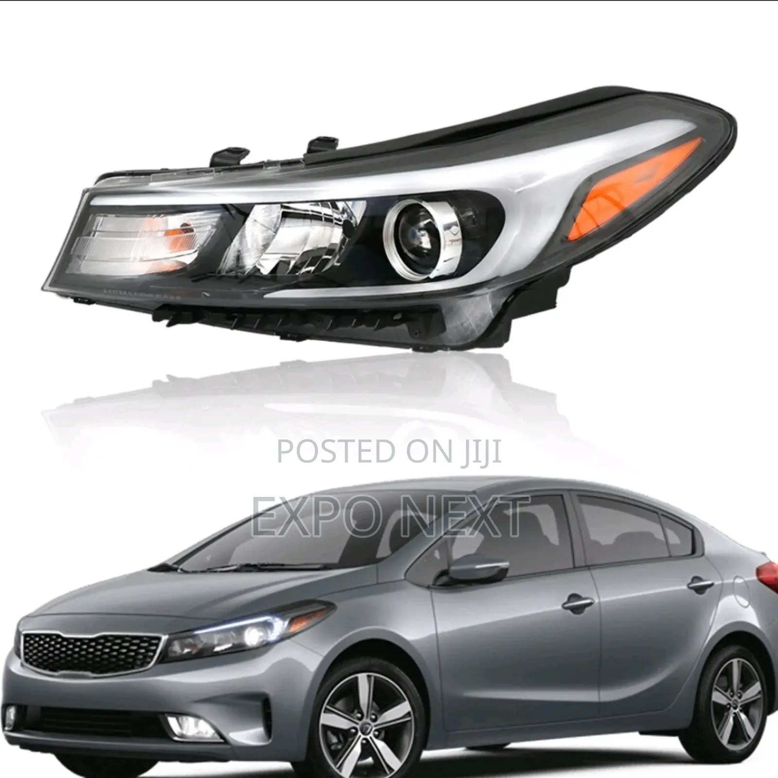 2017-2018 Kia Forte Forte Headlight Driver Side W/O Led