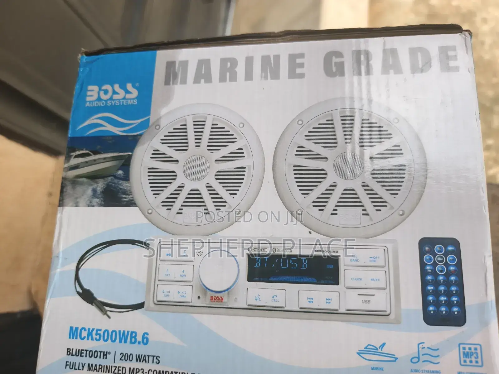 Boss Audio McK500wb.6 Marine Digital Media Am/Fm Receiver Kit
