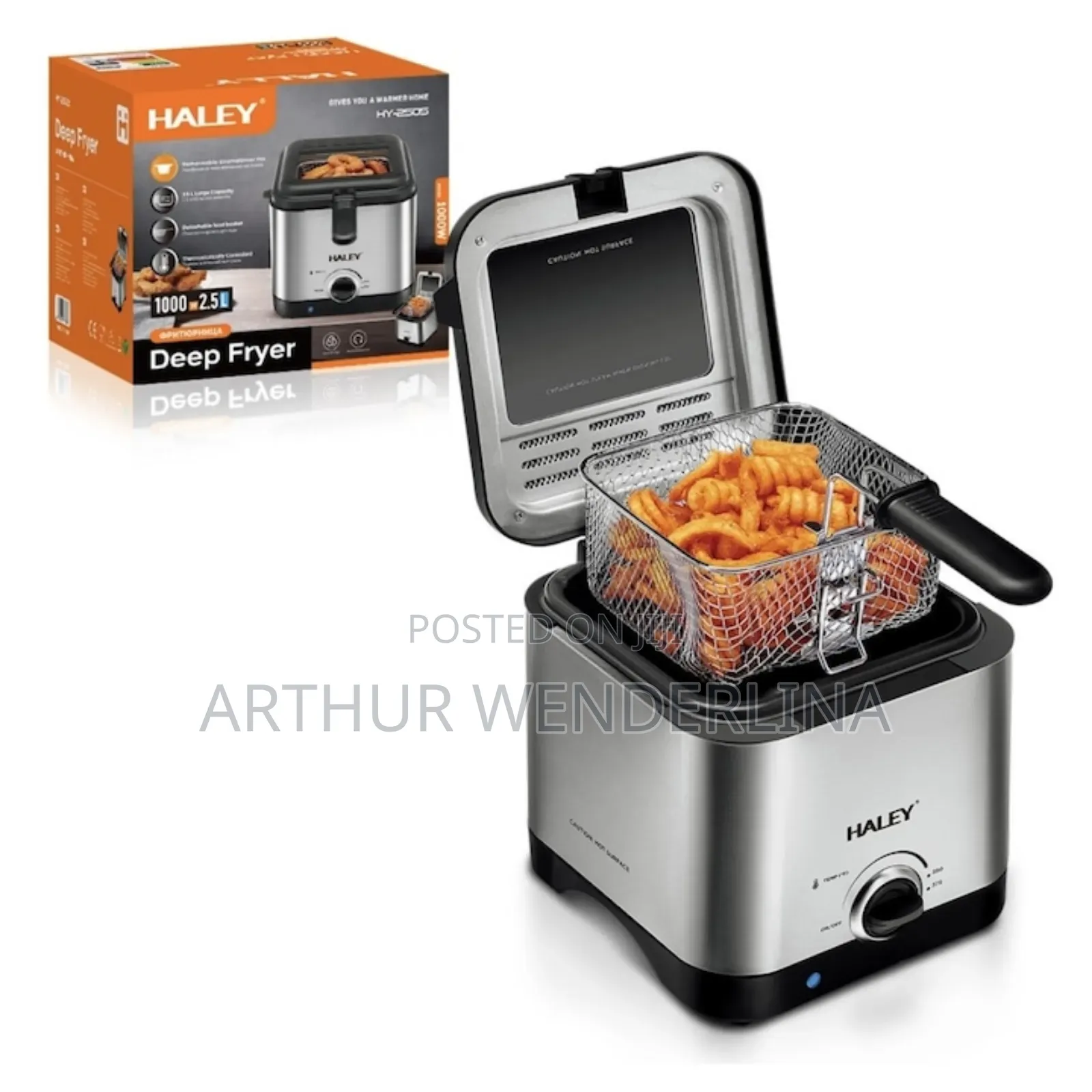Haley Deep Fryer 2.5liters