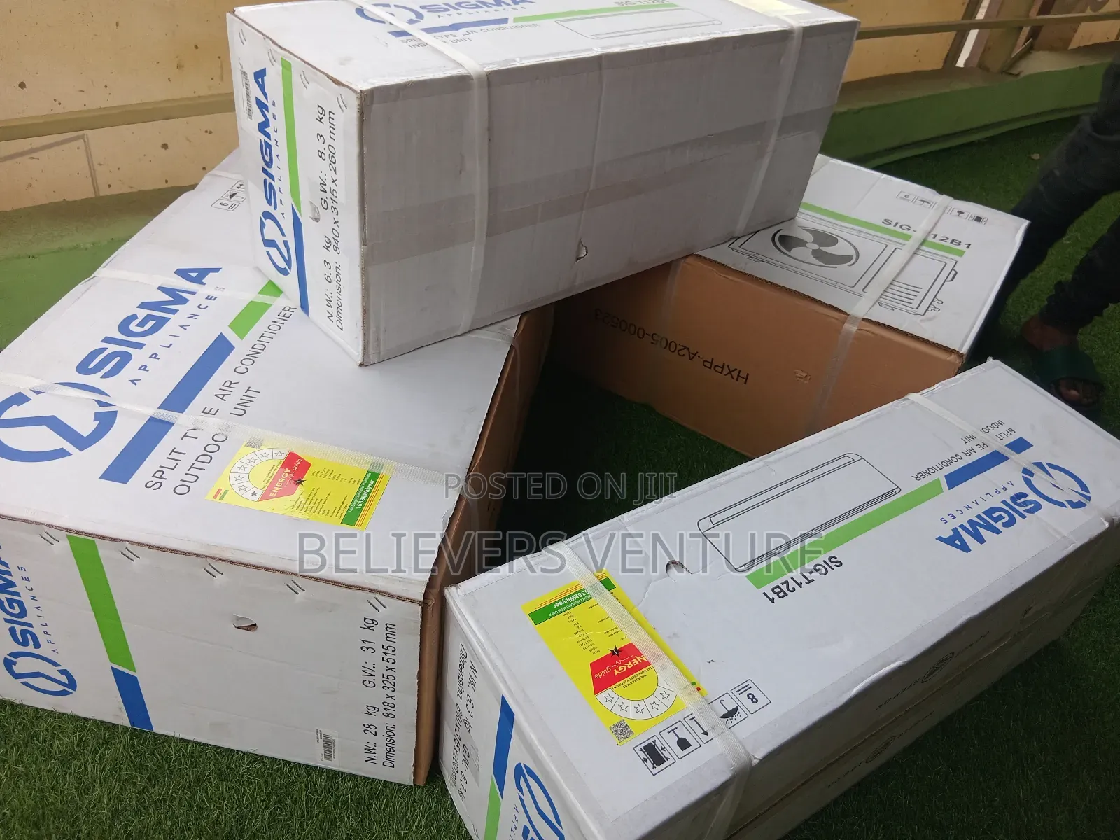 Powerful Indoor Air Conditioner Split Type Sigma Ac