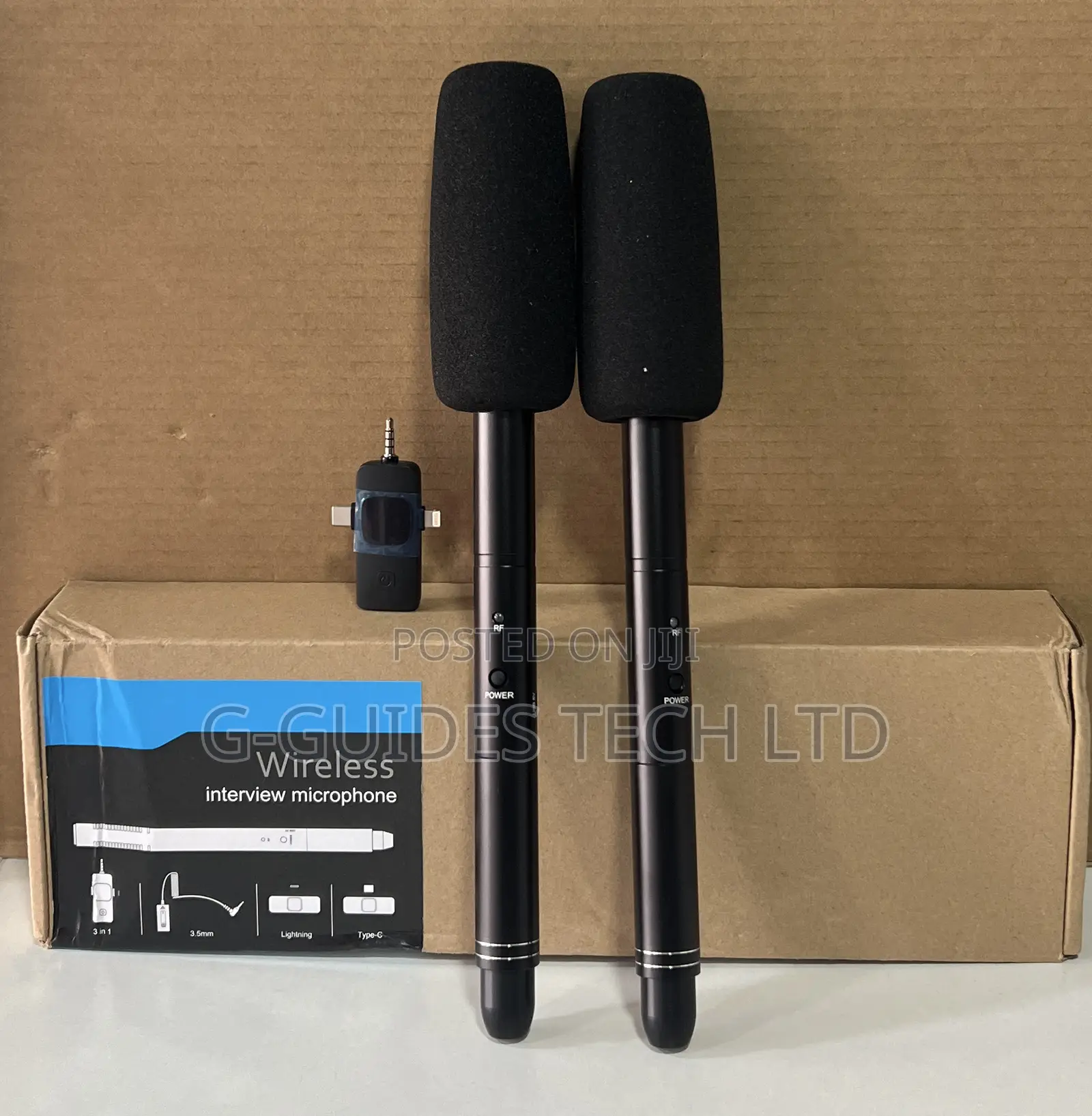 3 in 1 Wireless Interview Microphone Handheld Mic Outdoor