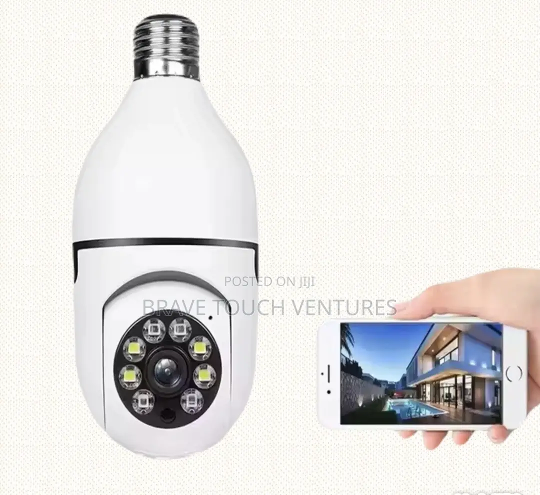 Wireless Night Vision 360 Degree Panoramic Security Bulb Camera