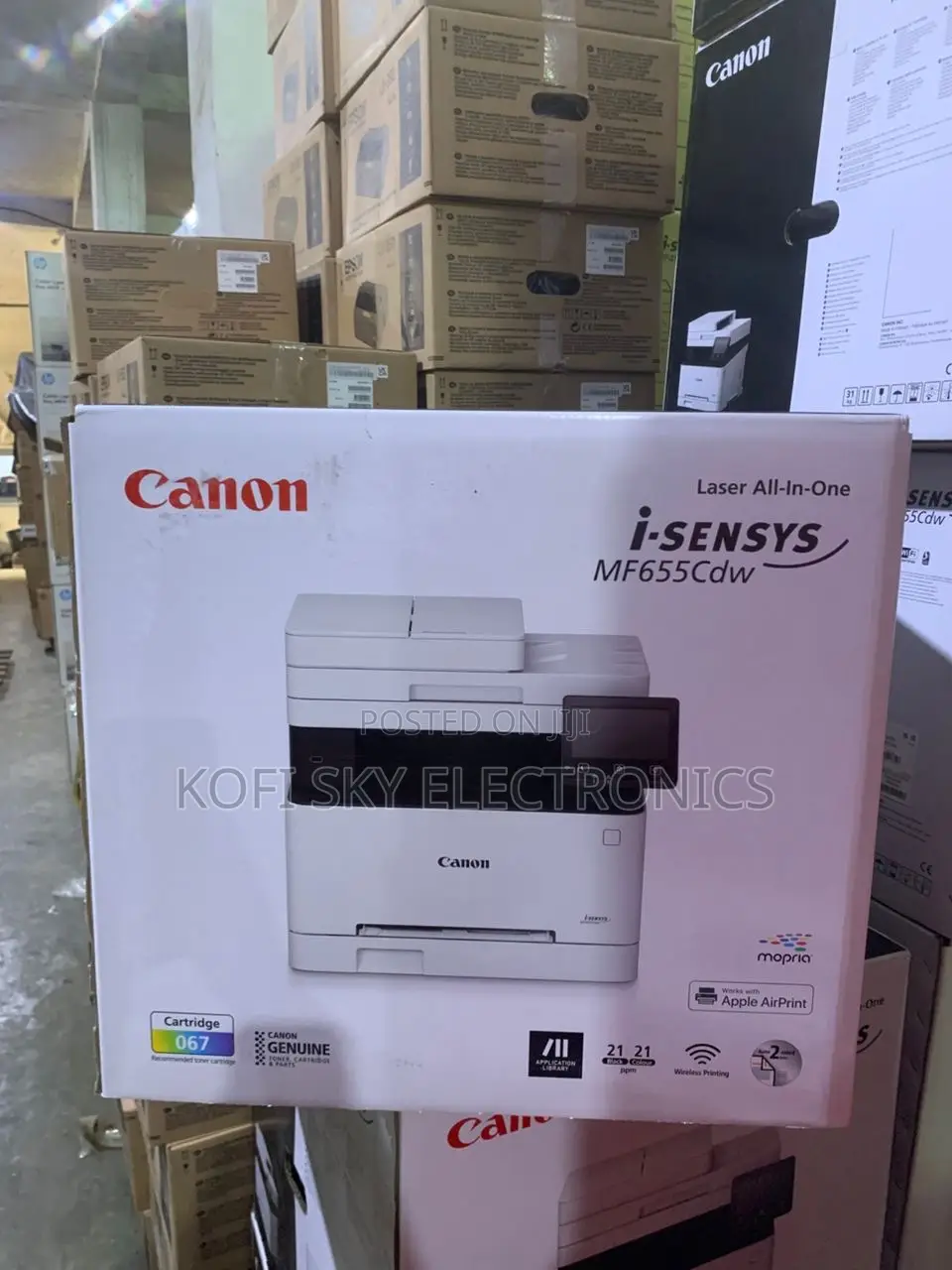 Canon L Sensys Mf655cdw All In One Color Laser Printer