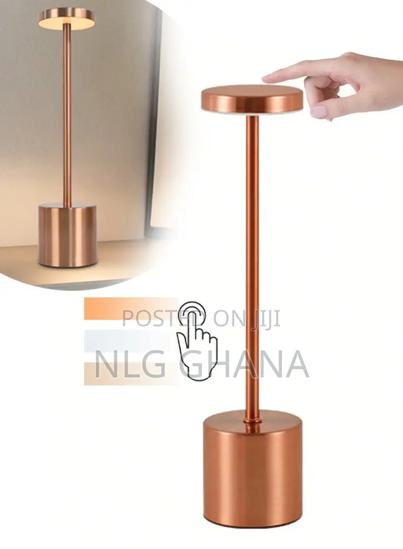 Simple Touch Sensor Led Desk Lamp Rechargeable 3 Colors. Ghx6476