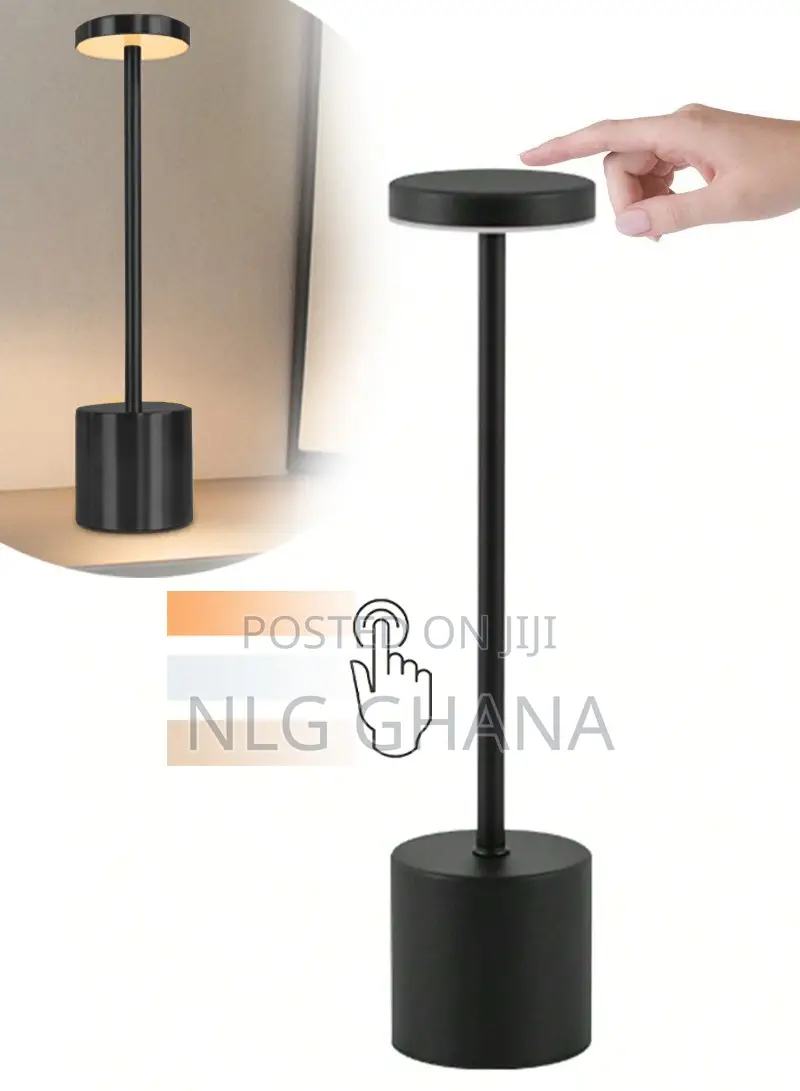Simple Touch Sensor Led Desk Lamp Rechargeable 3 Colors. Ghx6476