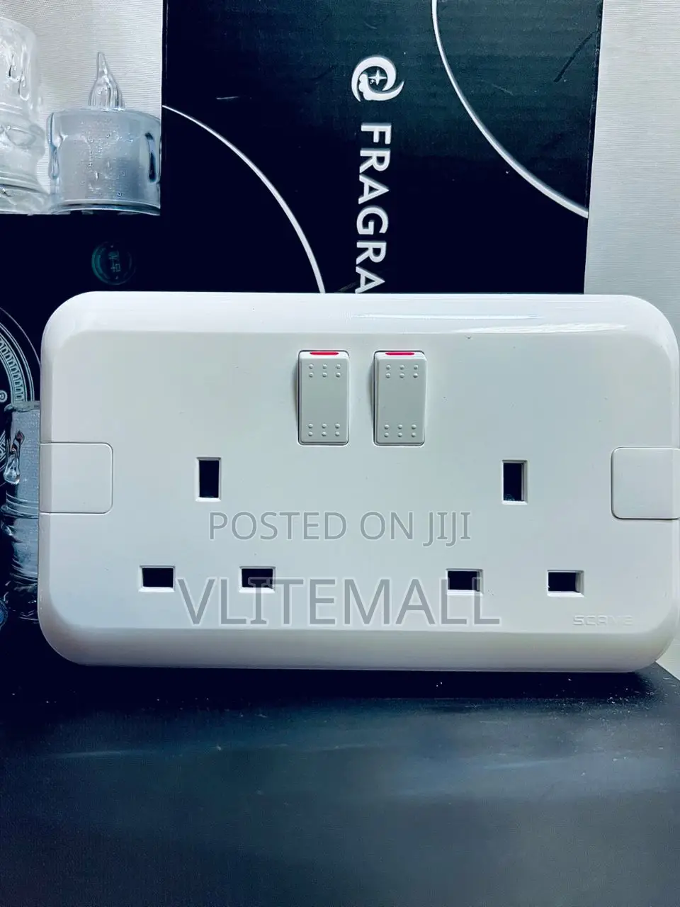 Scame Double Socket