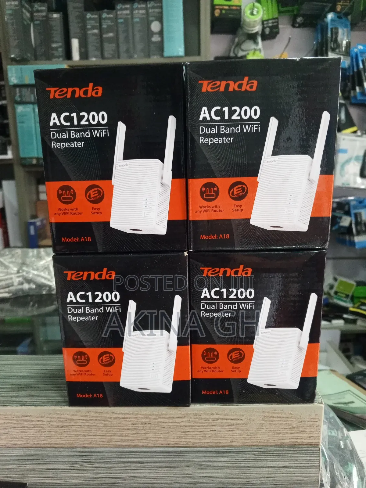Tenda Ac1200 Dual Band Wifi Repeater A18