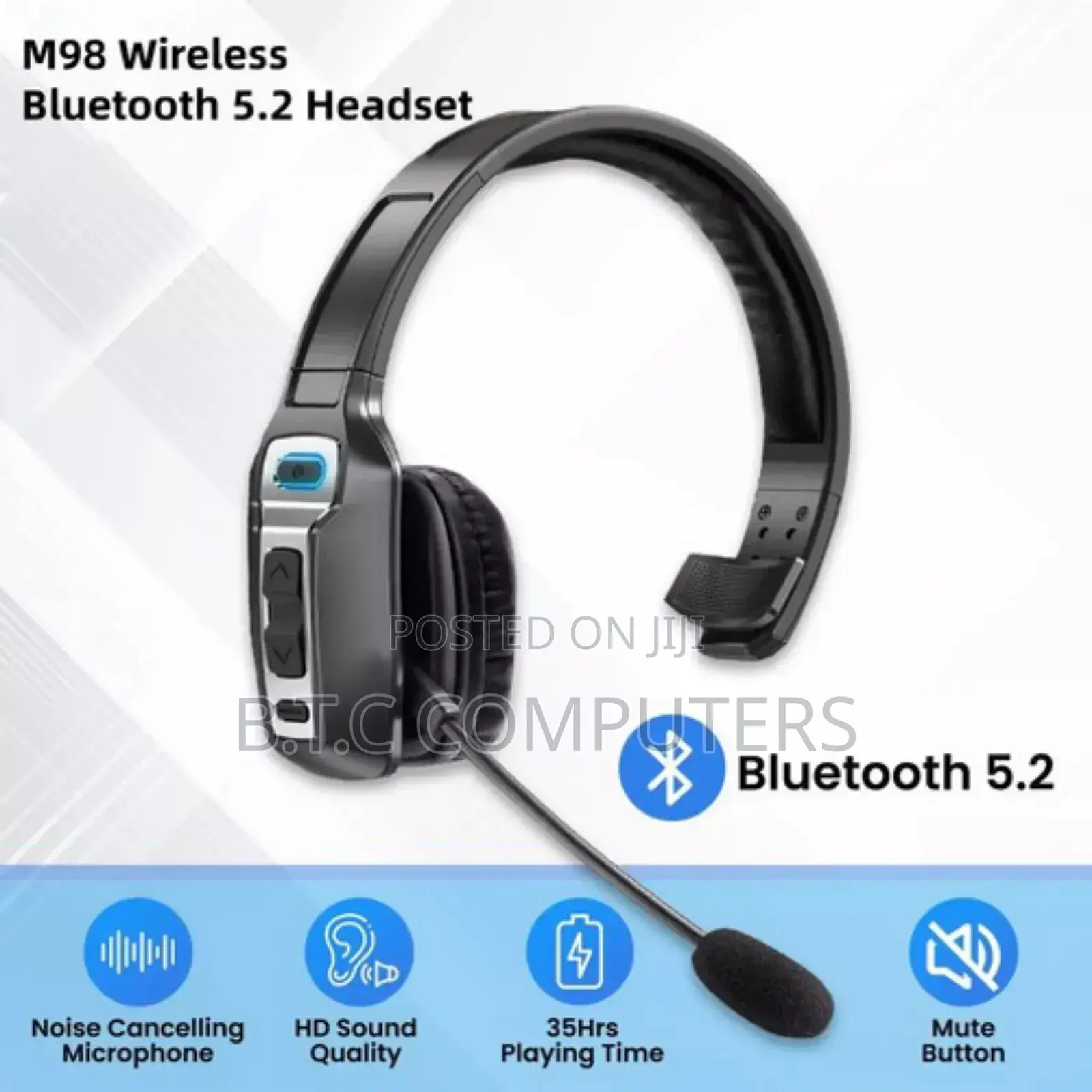M98 Wireless Headphones With Microphone