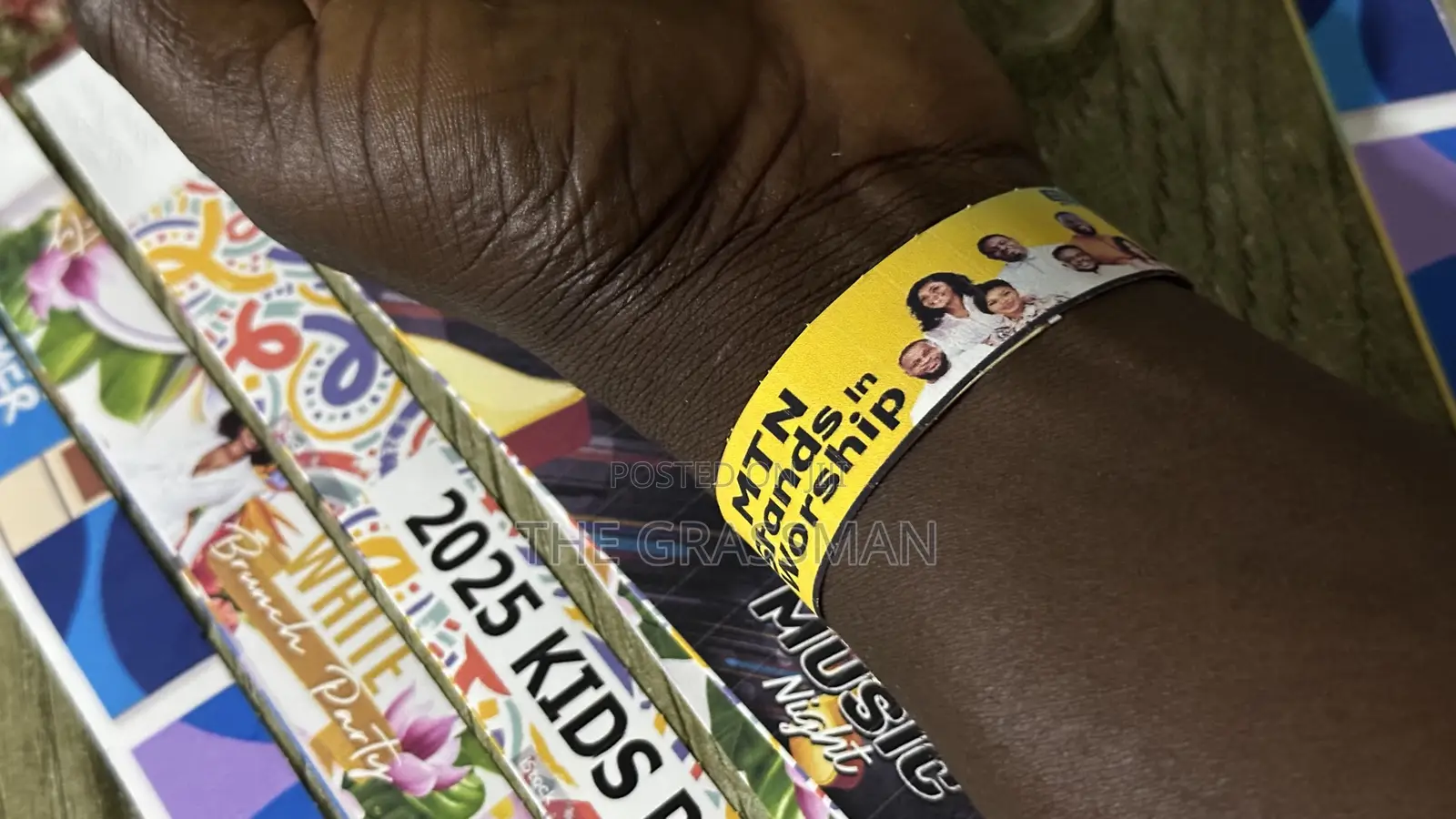 Tyvek Wrist Band Ticket Printing