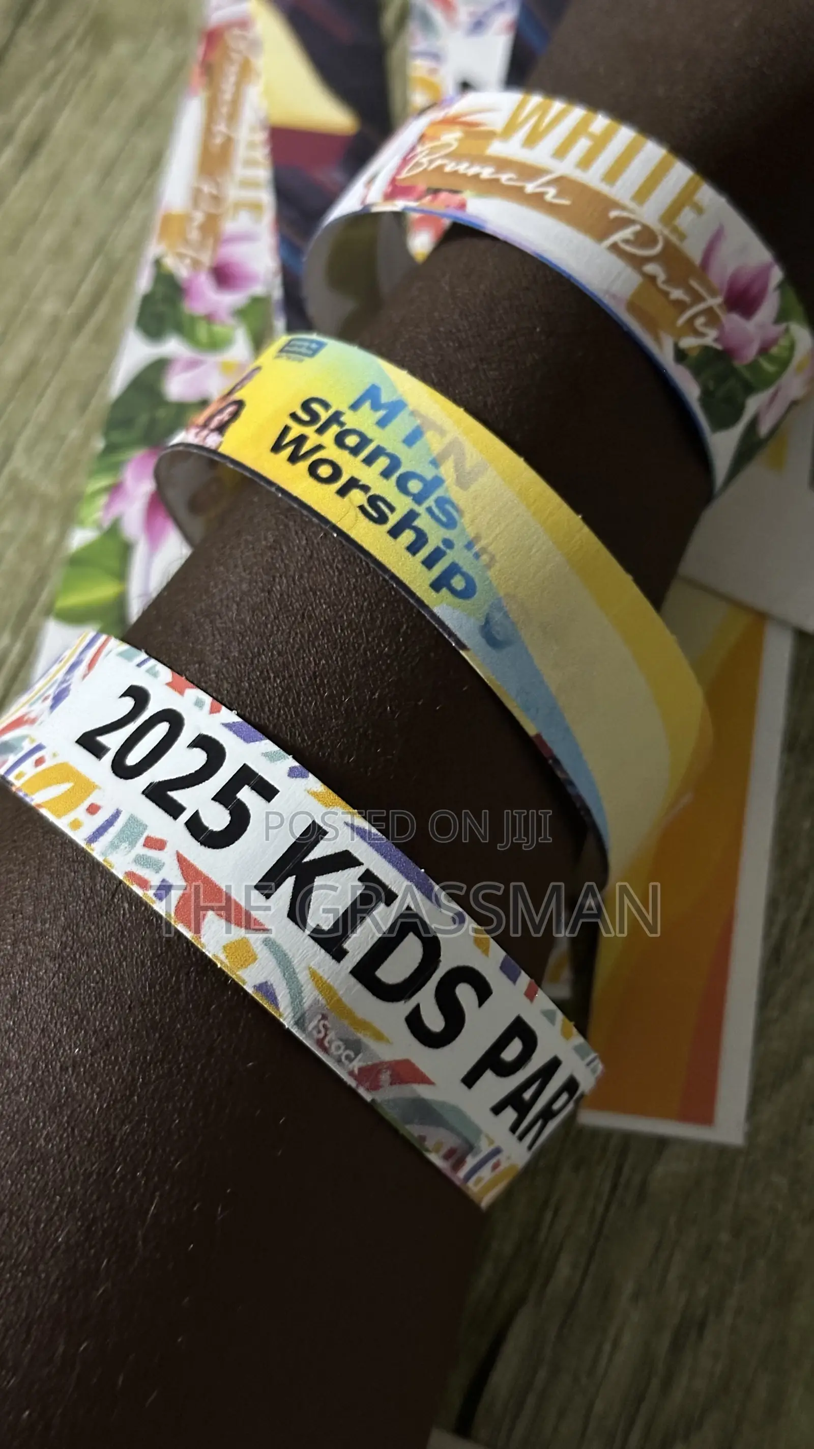Tyvek Wrist Band Ticket Printing