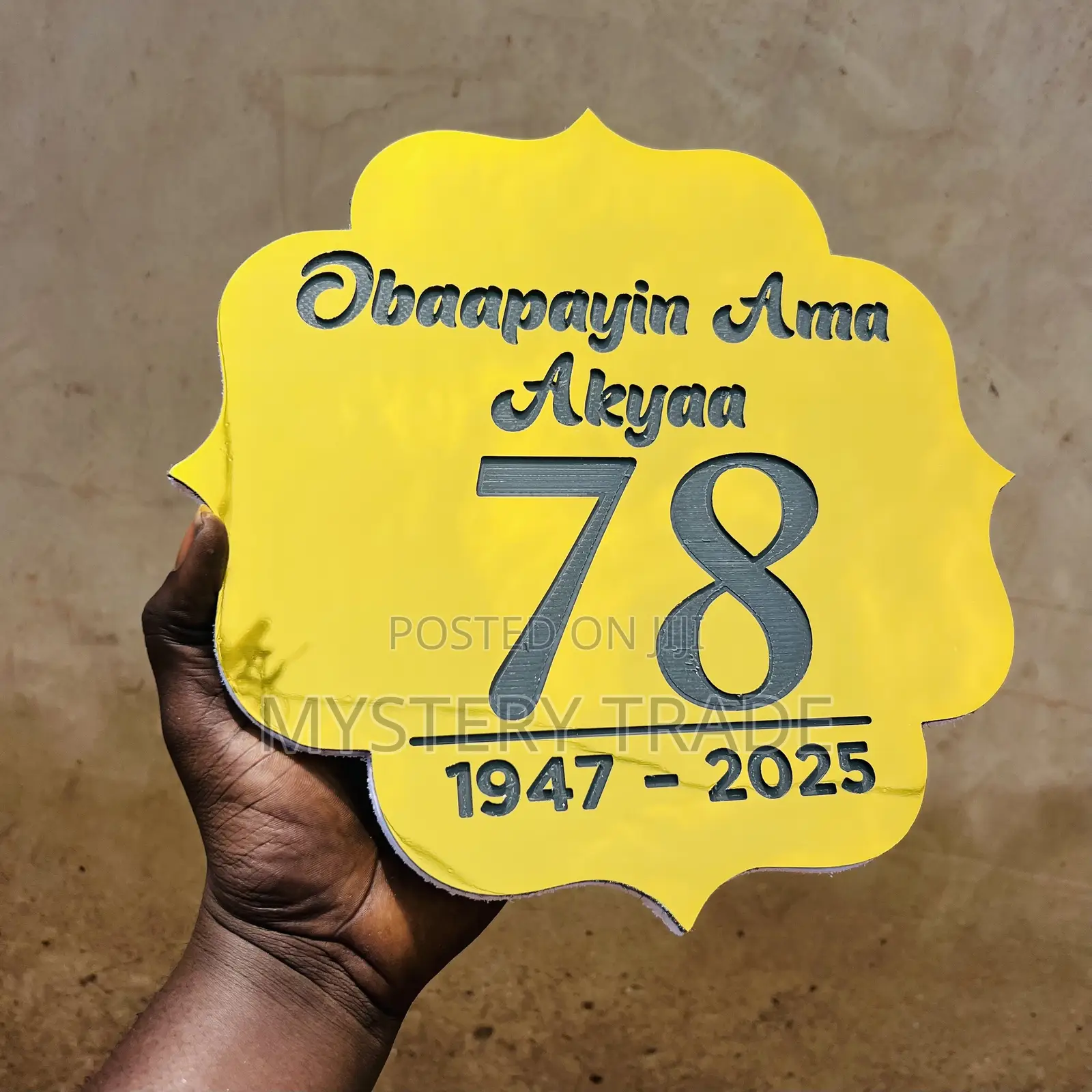 CNC Machine Engraving on Gold Alucobond