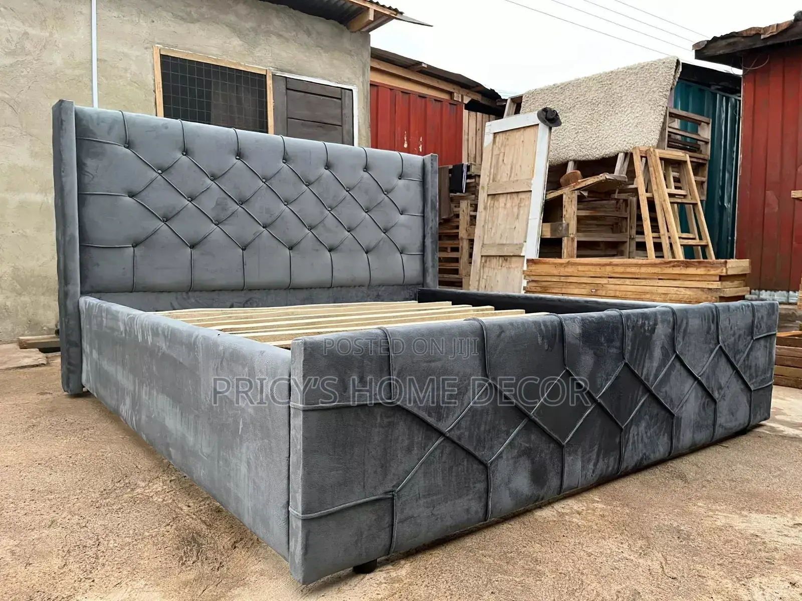 Elegante Queen Size Bedframe Available in All Colors