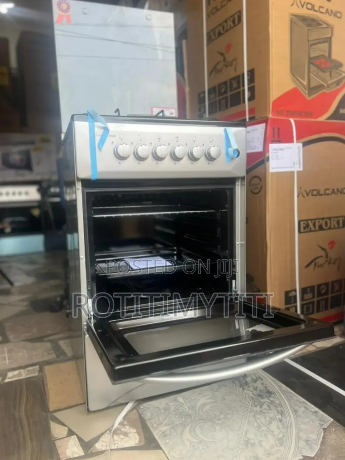 Best Volcano 50x50 Gas Cooker With Oven Grill Light, Free Stand Oven