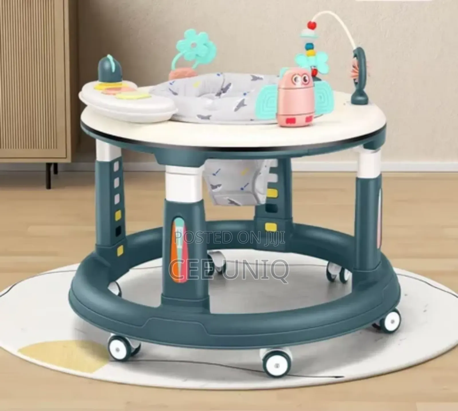 Multifunctional Anti Rollover With Music Light Baby Walker