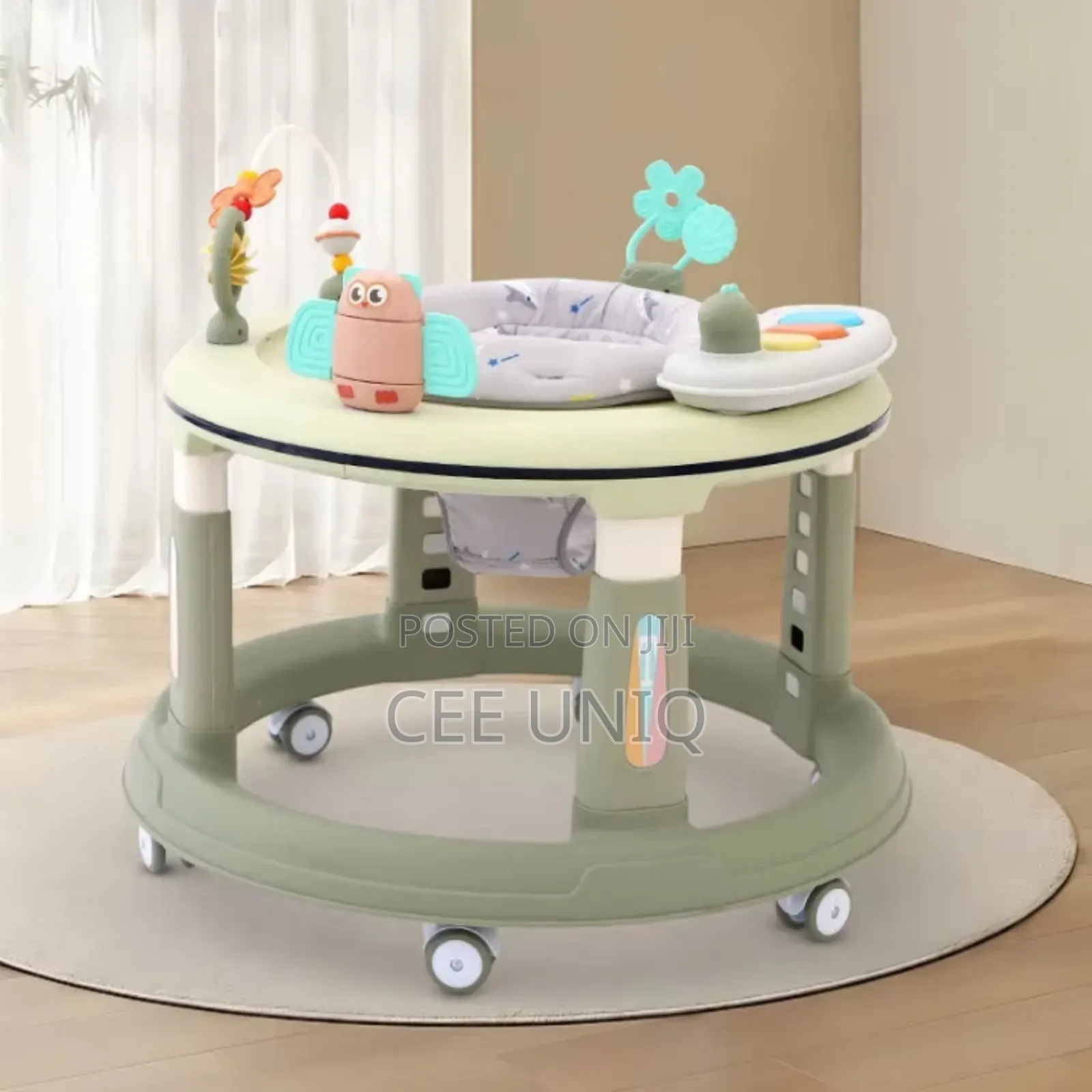 Multifunctional Anti Rollover With Music Light Baby Walker