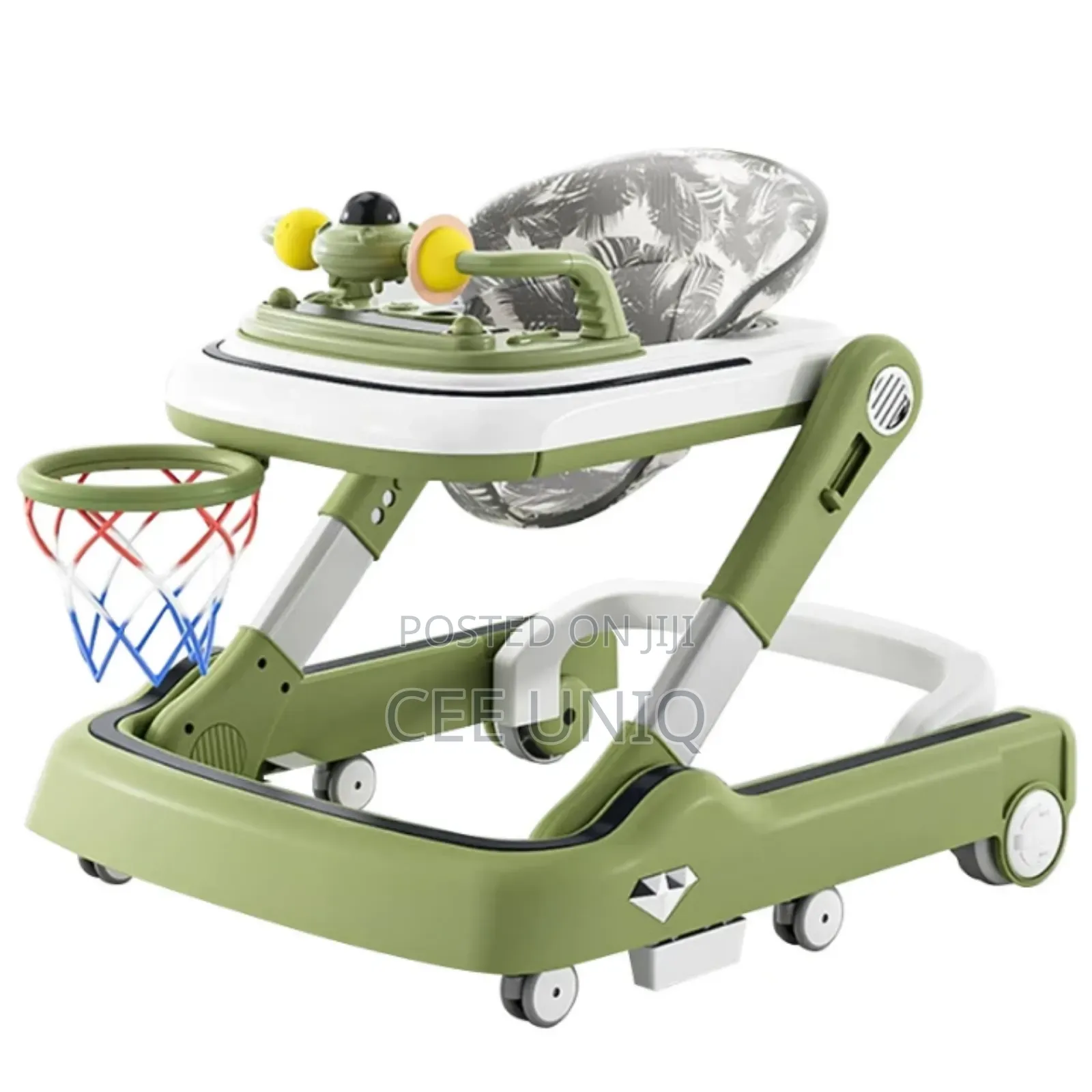 Adjustable Baby Walker With Music, Light and Spinning Activity Toys