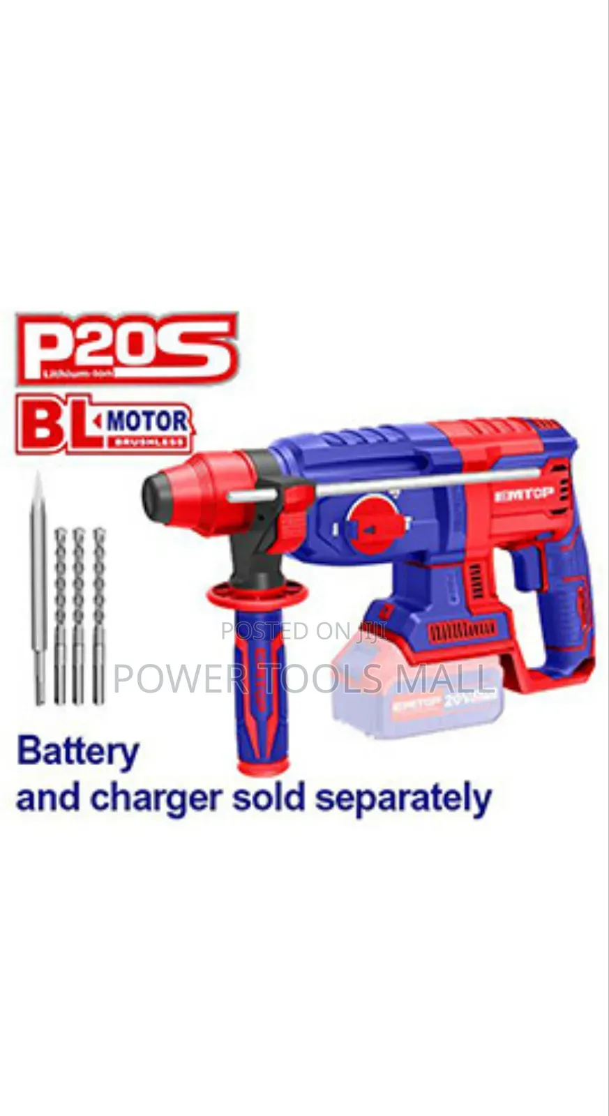Cordless Rotary Hammer Emtop