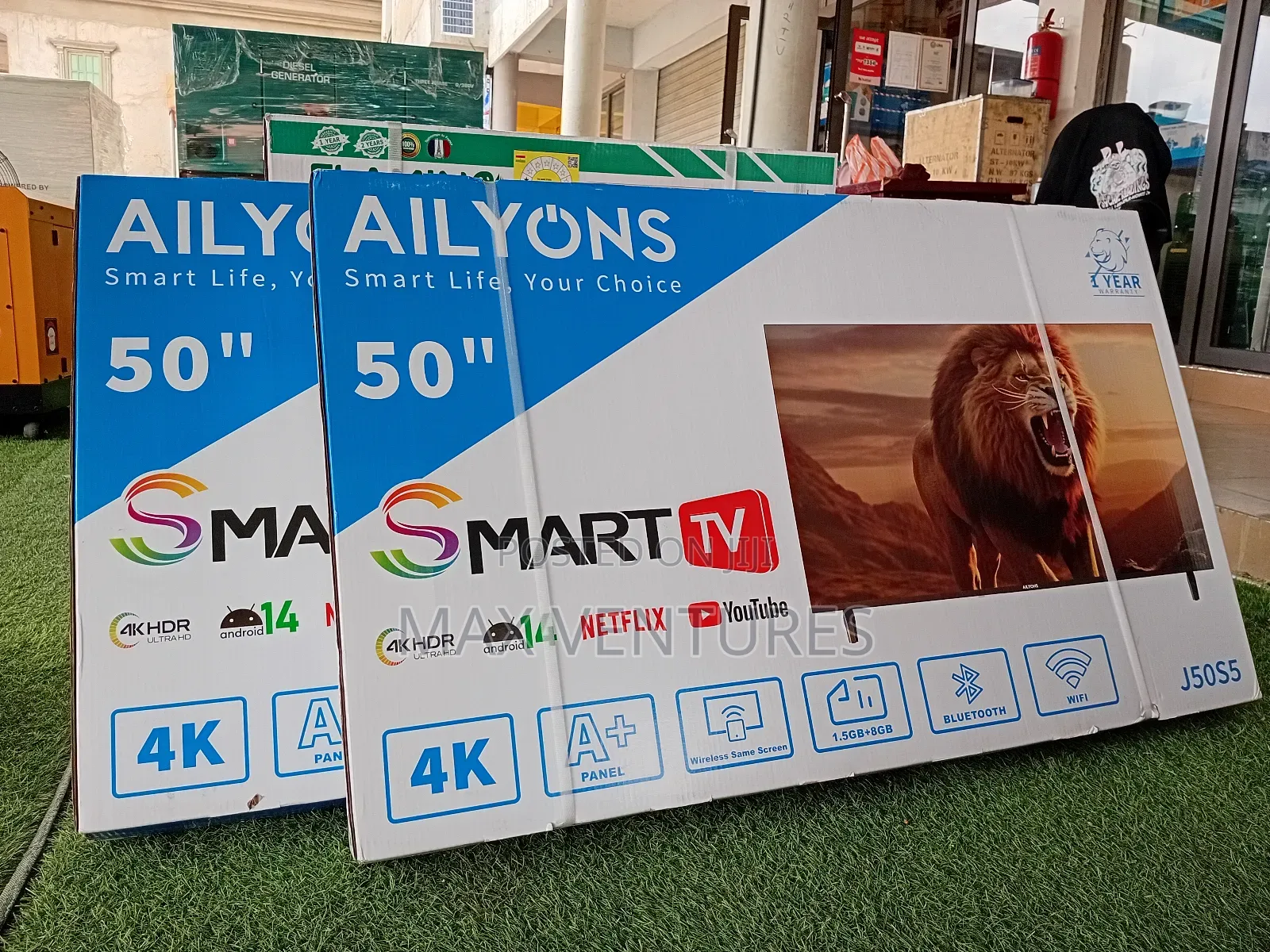 Durable 50 Inches Smart Android Ultra Hd Ultra Slim 1.5gb+8gb Tv