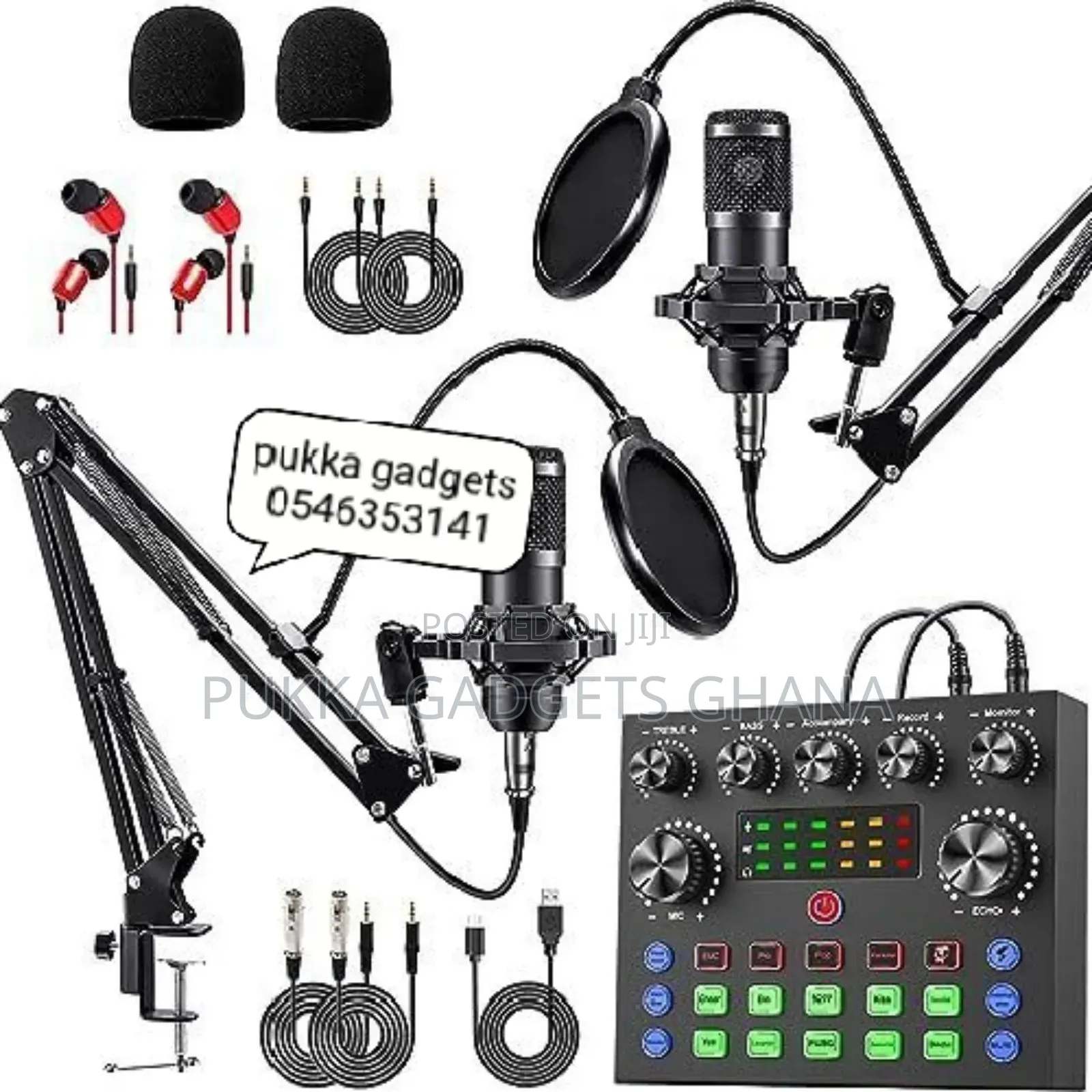 2set Bm 800 Mic With V8s-x Sound Card