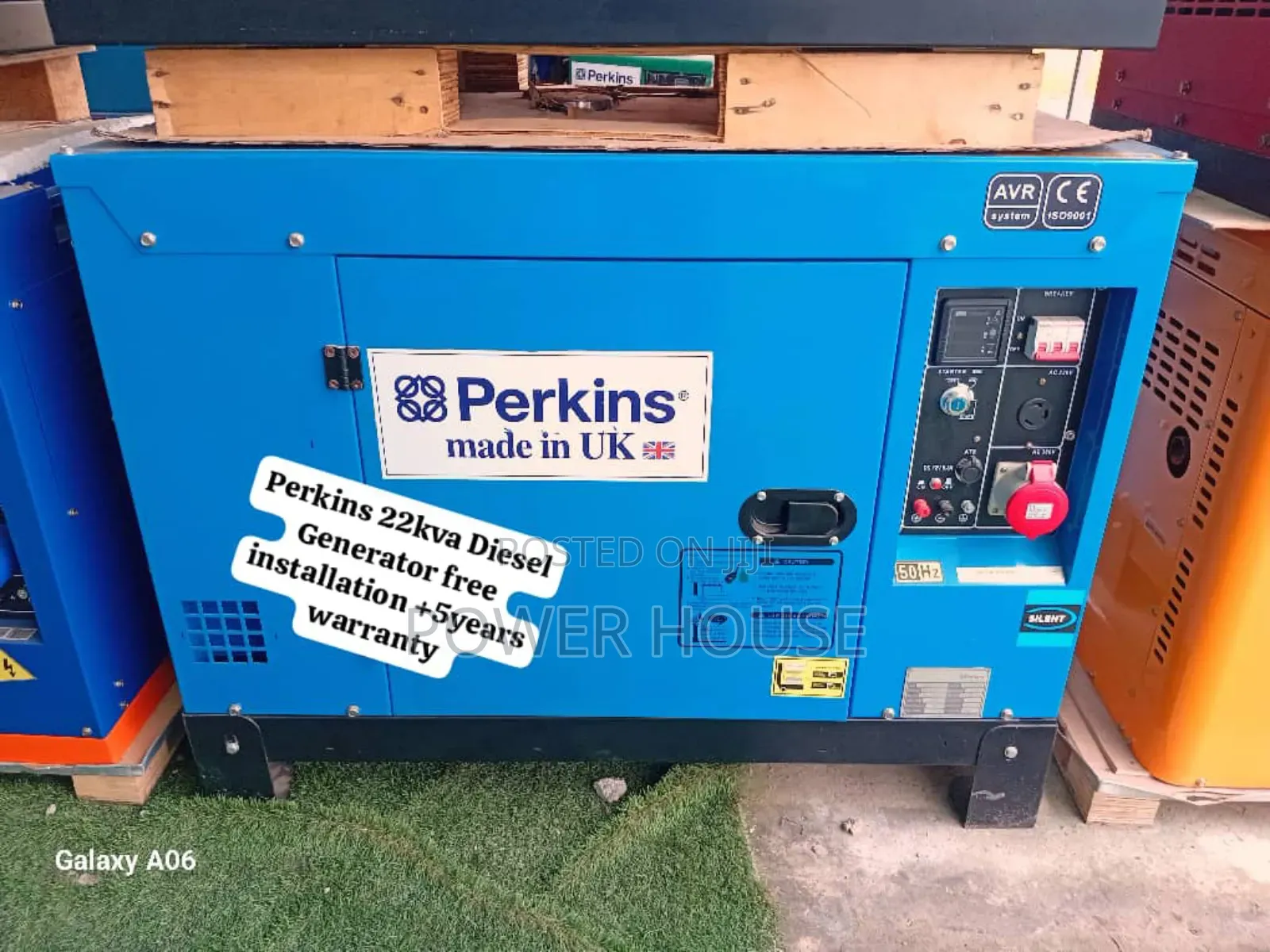 Forge Frame Perkins Diesel Generator 22kva Silent Perkins Generator