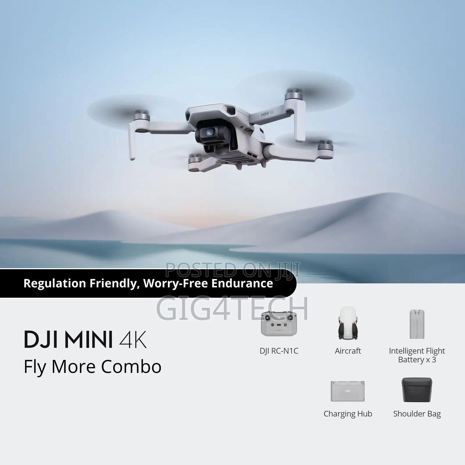 Dji Mini Combo Drone With Controller Rc-N1c