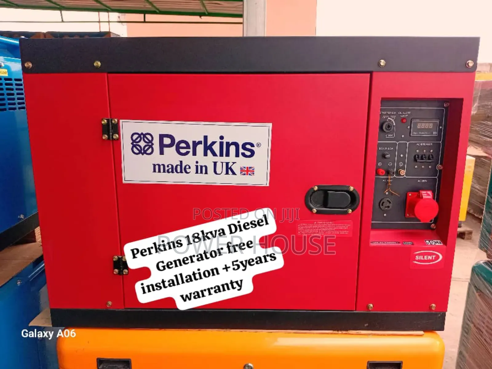 Click Craft Perkins Diesel Generator 18kva Silent Perkins Generator