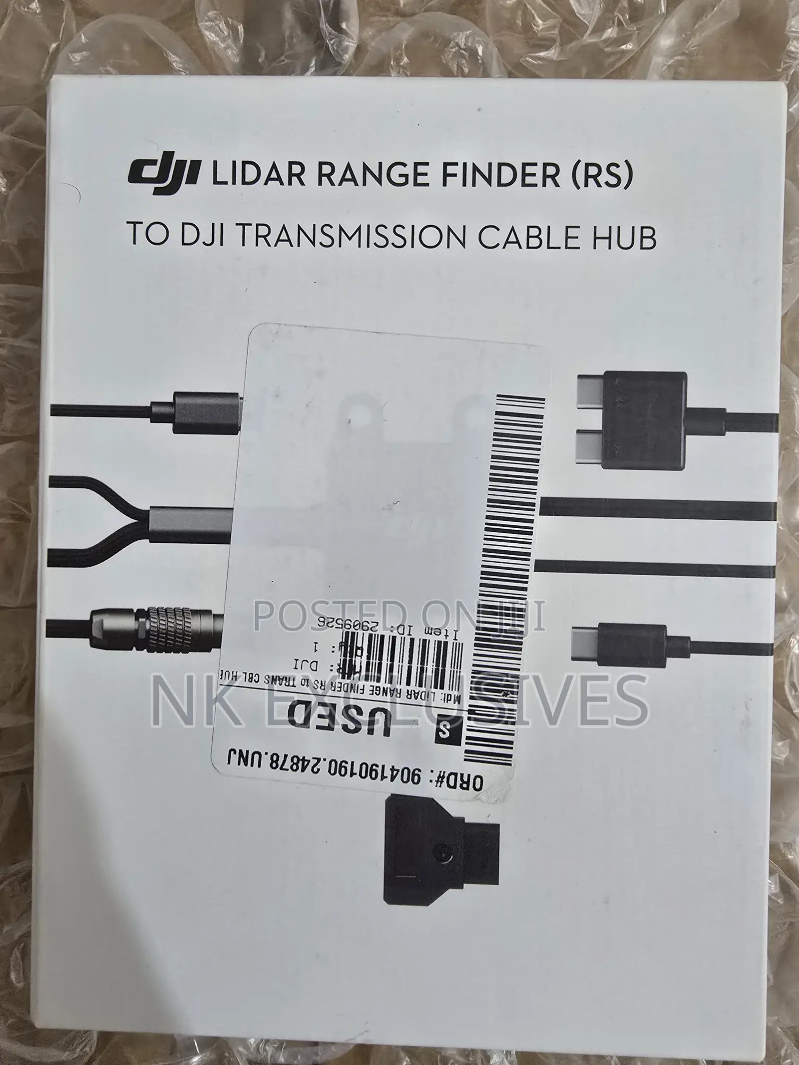 Dji Lidar Range Finder to Transmitter Cable Hub