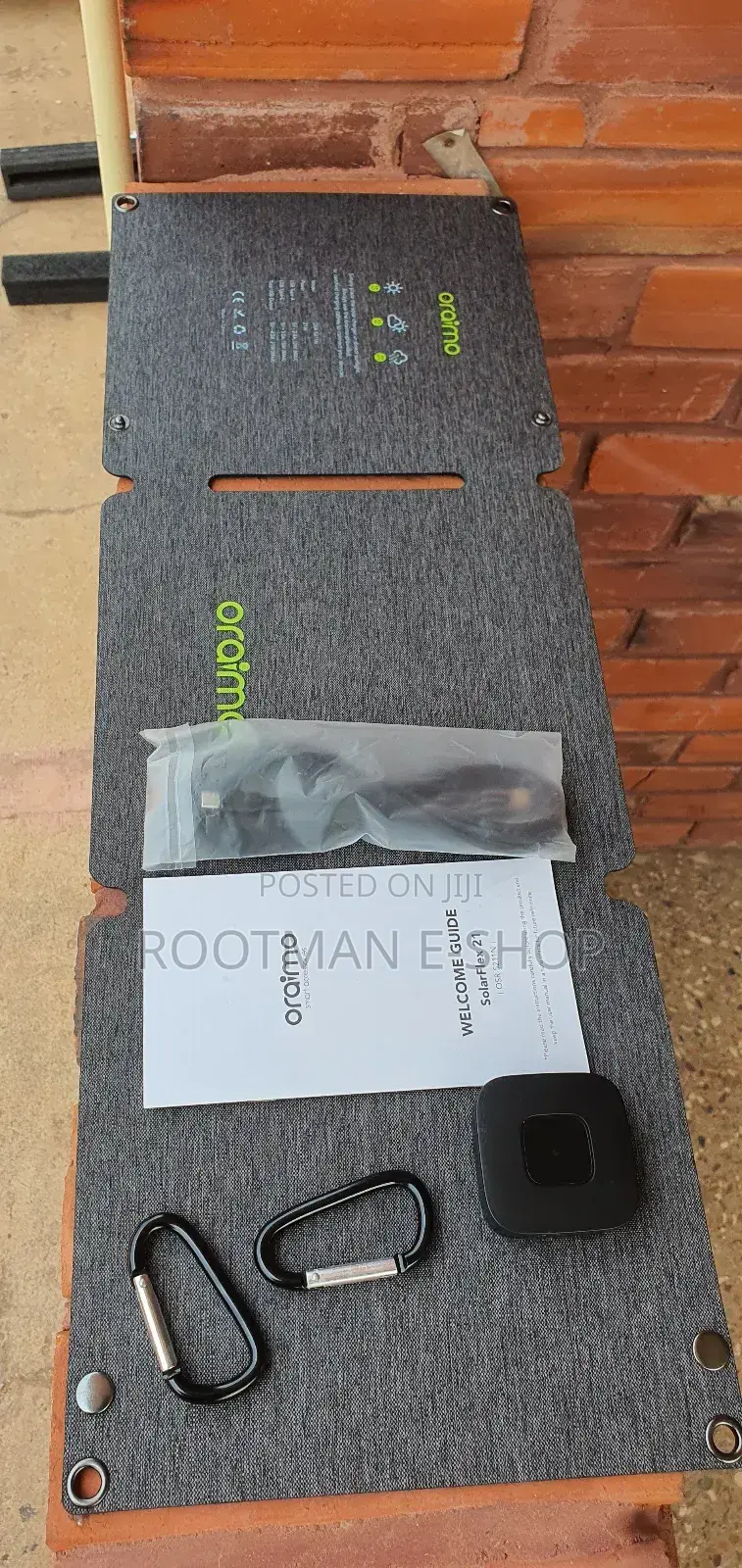 Quality Solar Charger From Oraimo 21watts Type C and Usb
