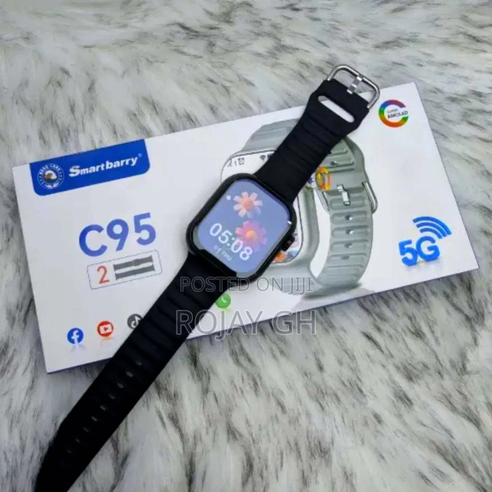 C95 Ultra Android 4g Sim Rotating Camera Smart Watch 4gb/64gb Memory
