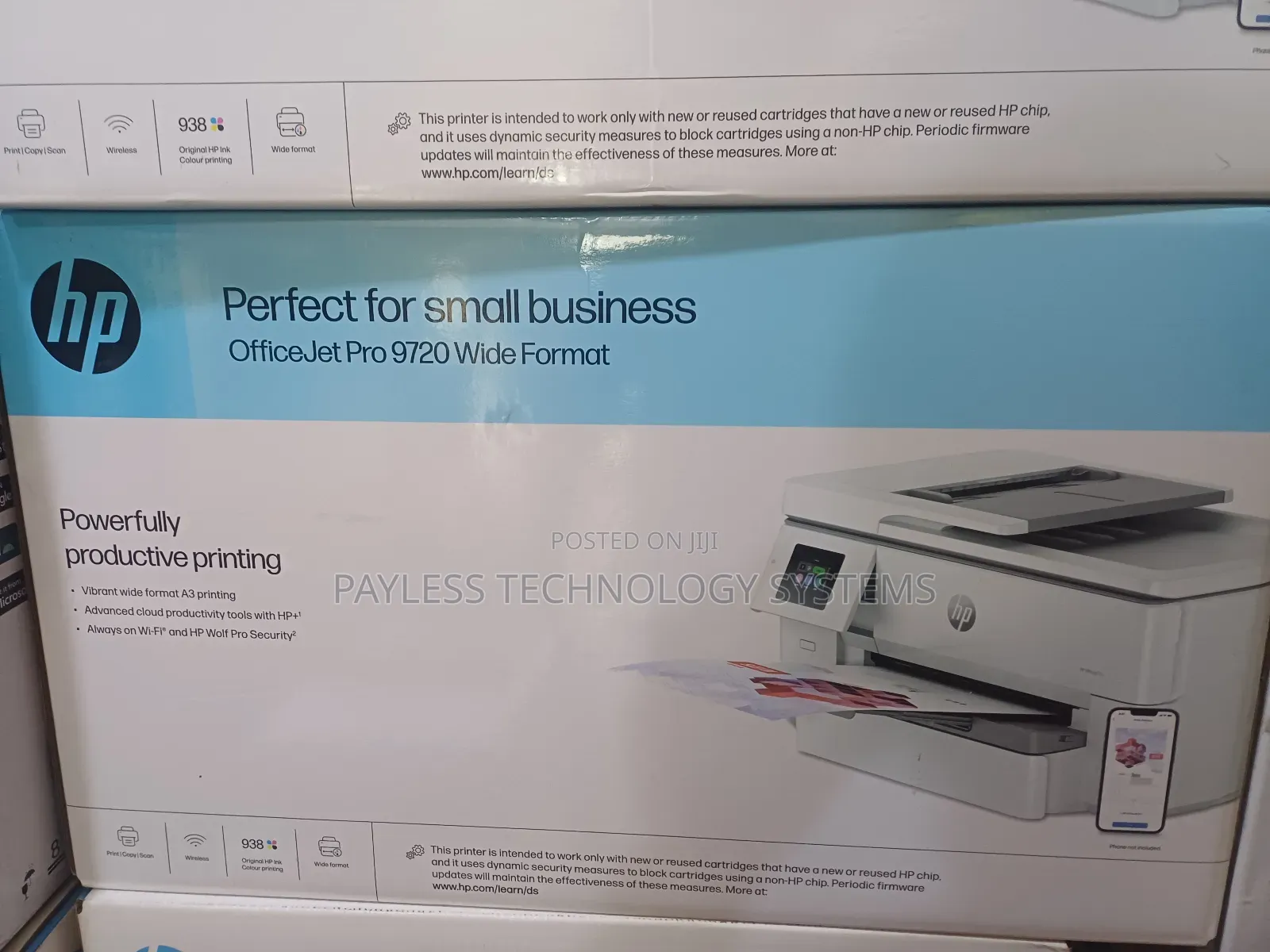 Hp Officejet Pro 9720all-in-one Printer - Print, Scan, Copy,Wireless