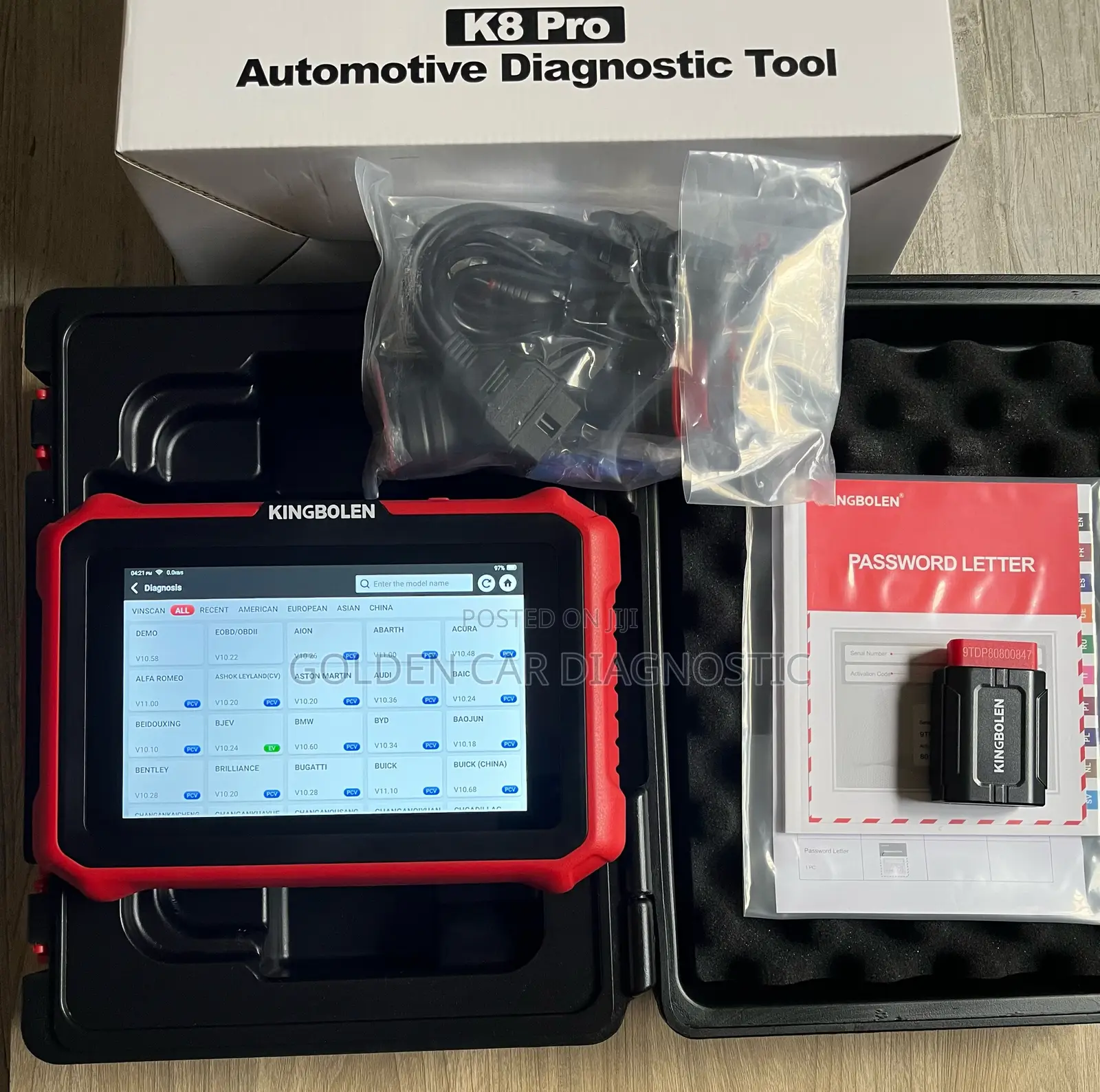 Kingbolen Pro Bt. Obd2 Car Diagnostic Scanner