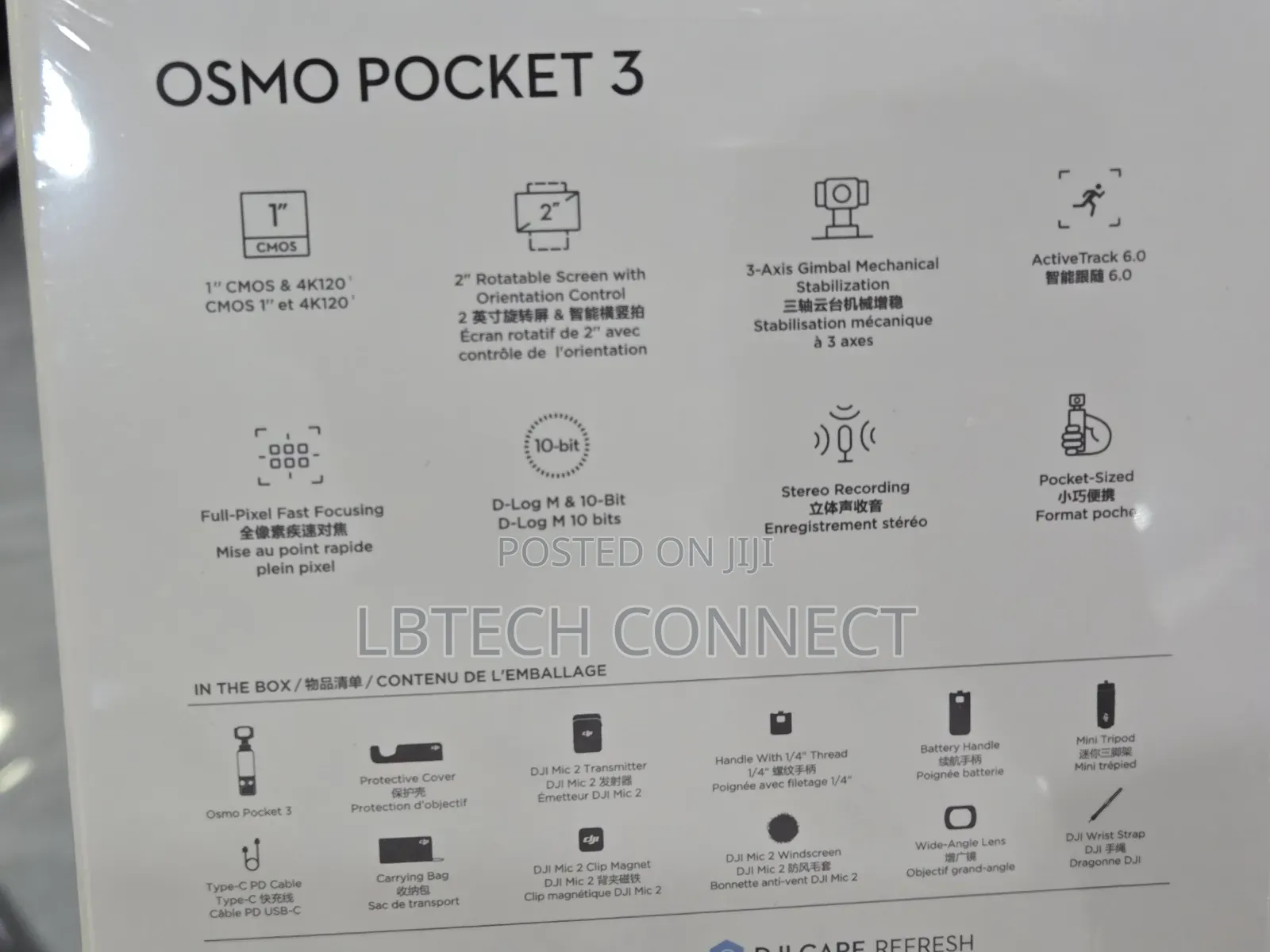 Dji Osmo Pocket 3 Creator Combo, Vlogging Cameras /120fps