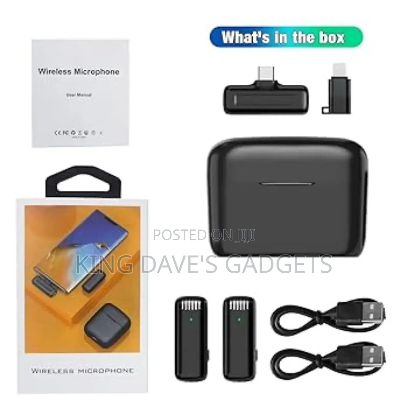 J13 Wireless Dual Microphone With Charging Case