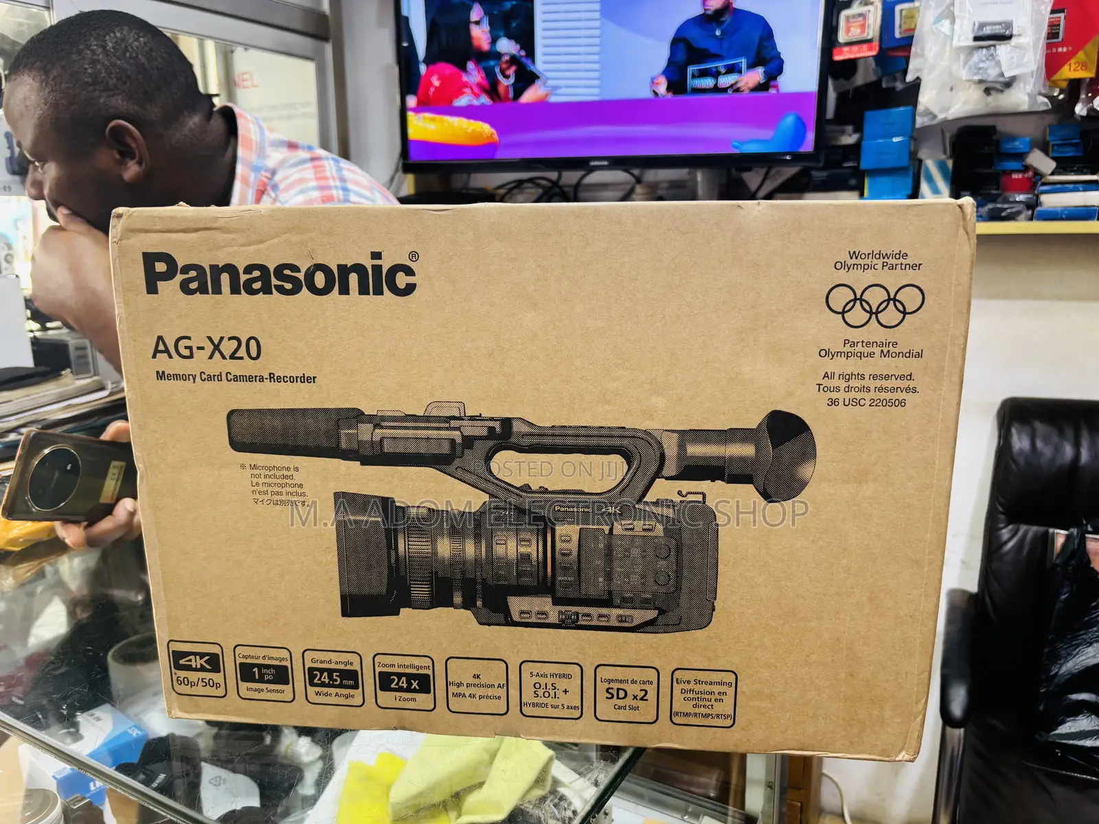 Original Panasonic Agx20 Video Camcorder