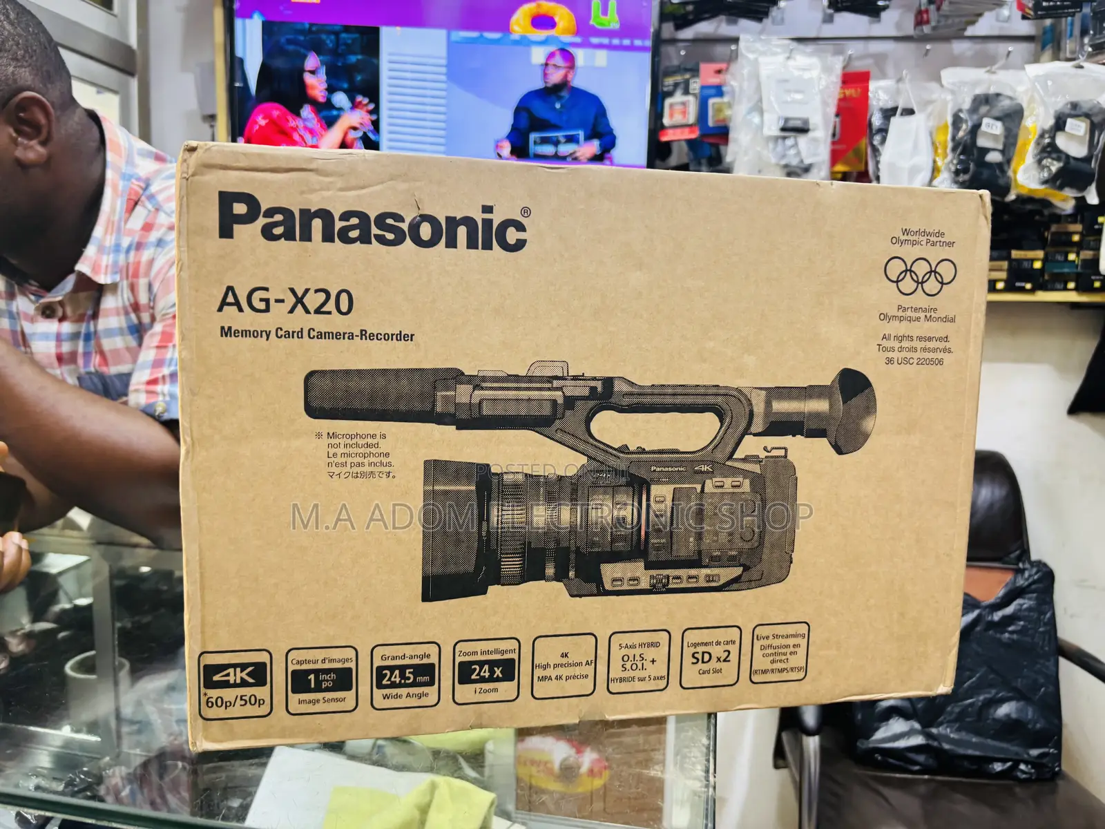 Original Panasonic Agx20 Video Camcorder