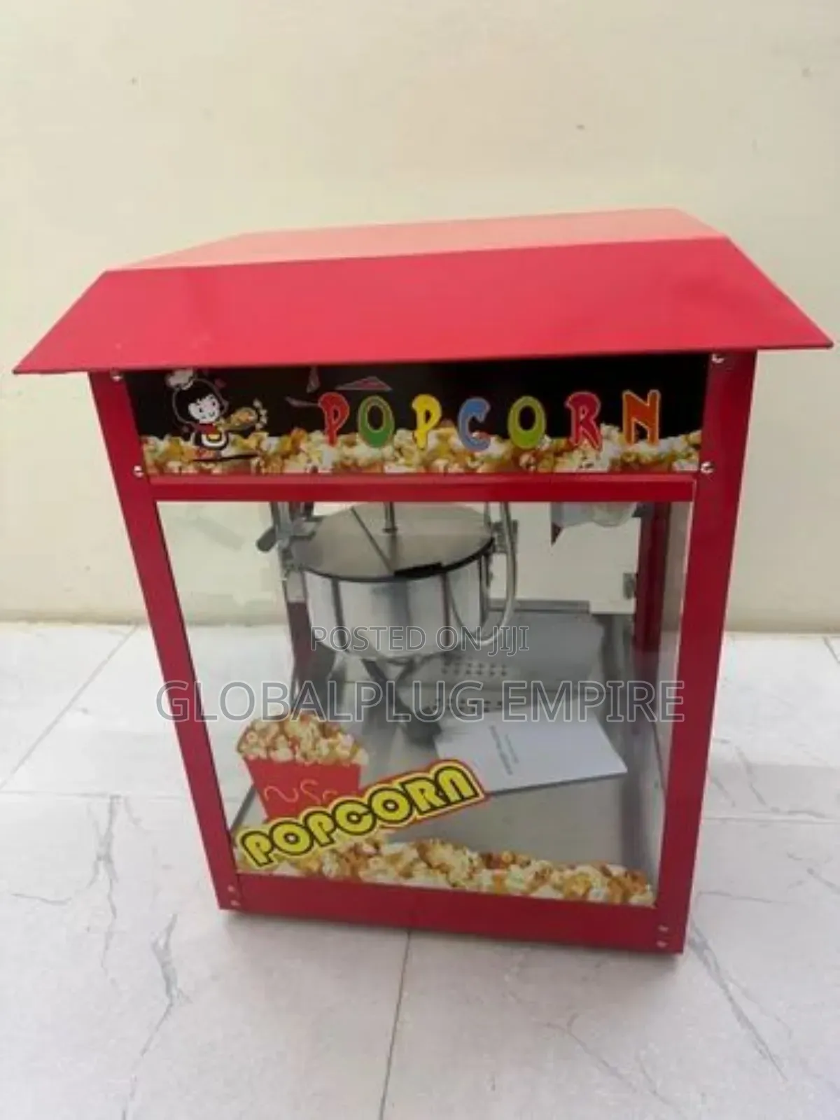 Electric Popcorn Machine With Warmer