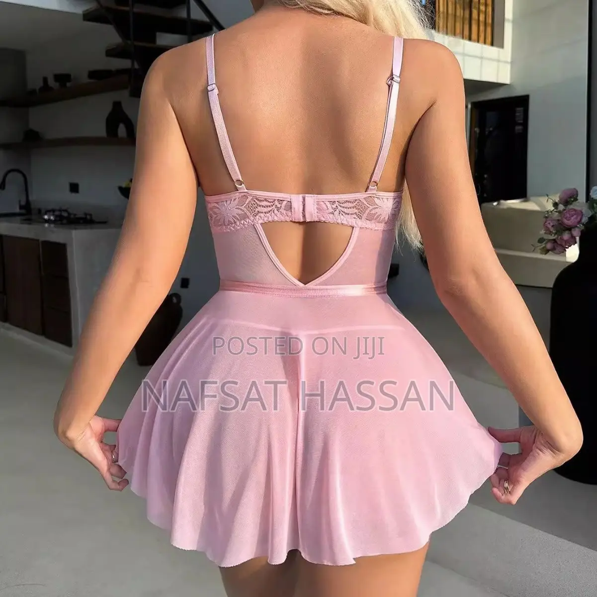 Flower Embroidery Nightwear