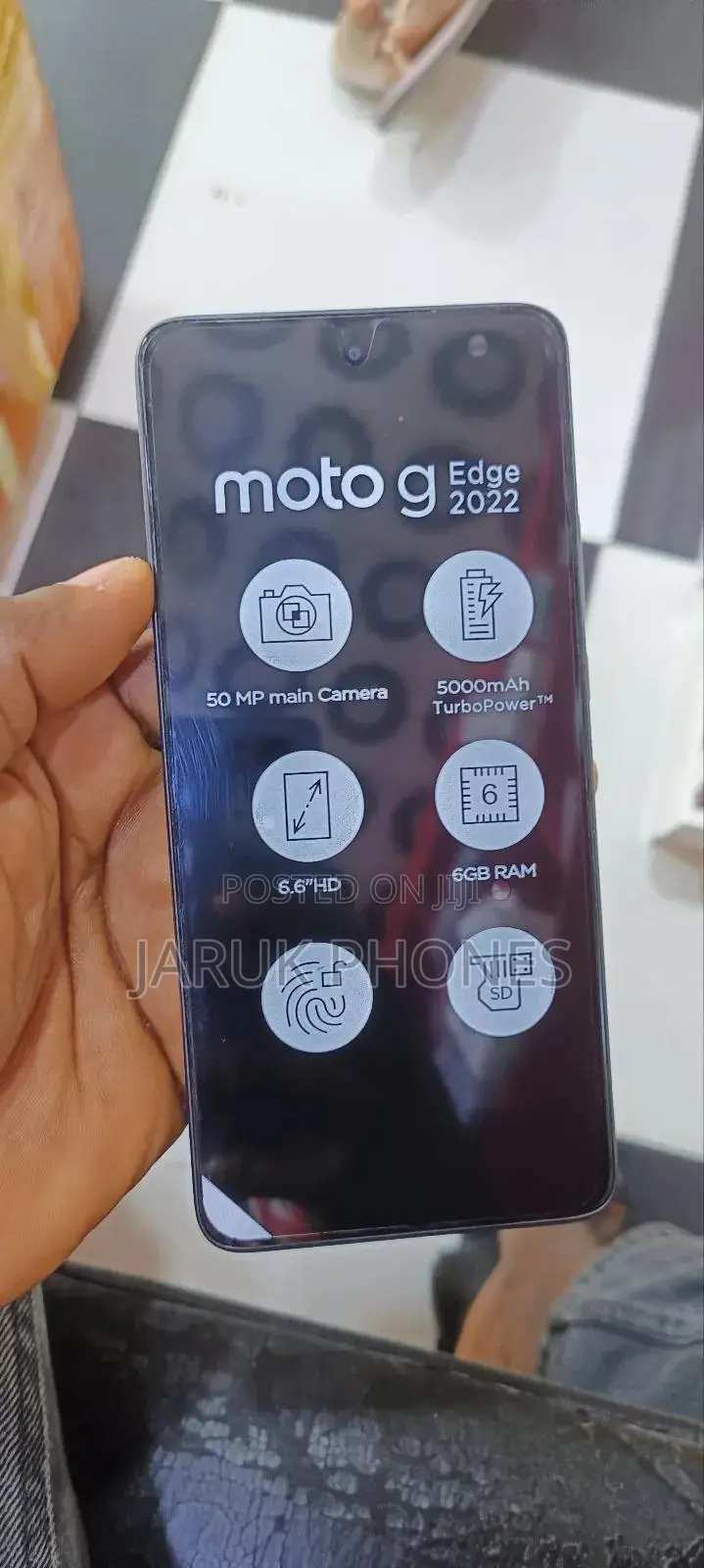 Motorola Edge (2022) 256 GB Black