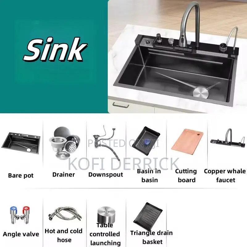Smart Kitchen Sink - Digital Multi Function Sink
